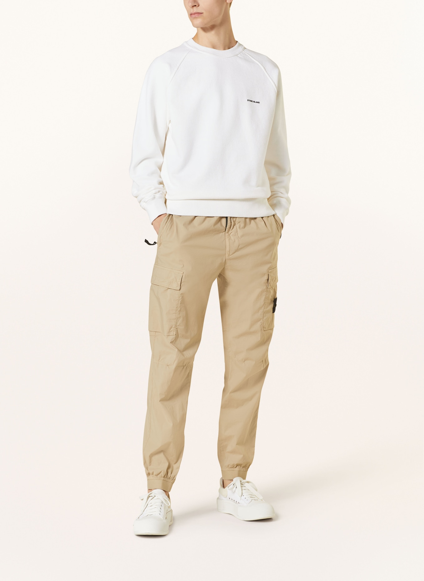STONE ISLAND Cargo pants extra slim fit, Color: BEIGE (Image 2)
