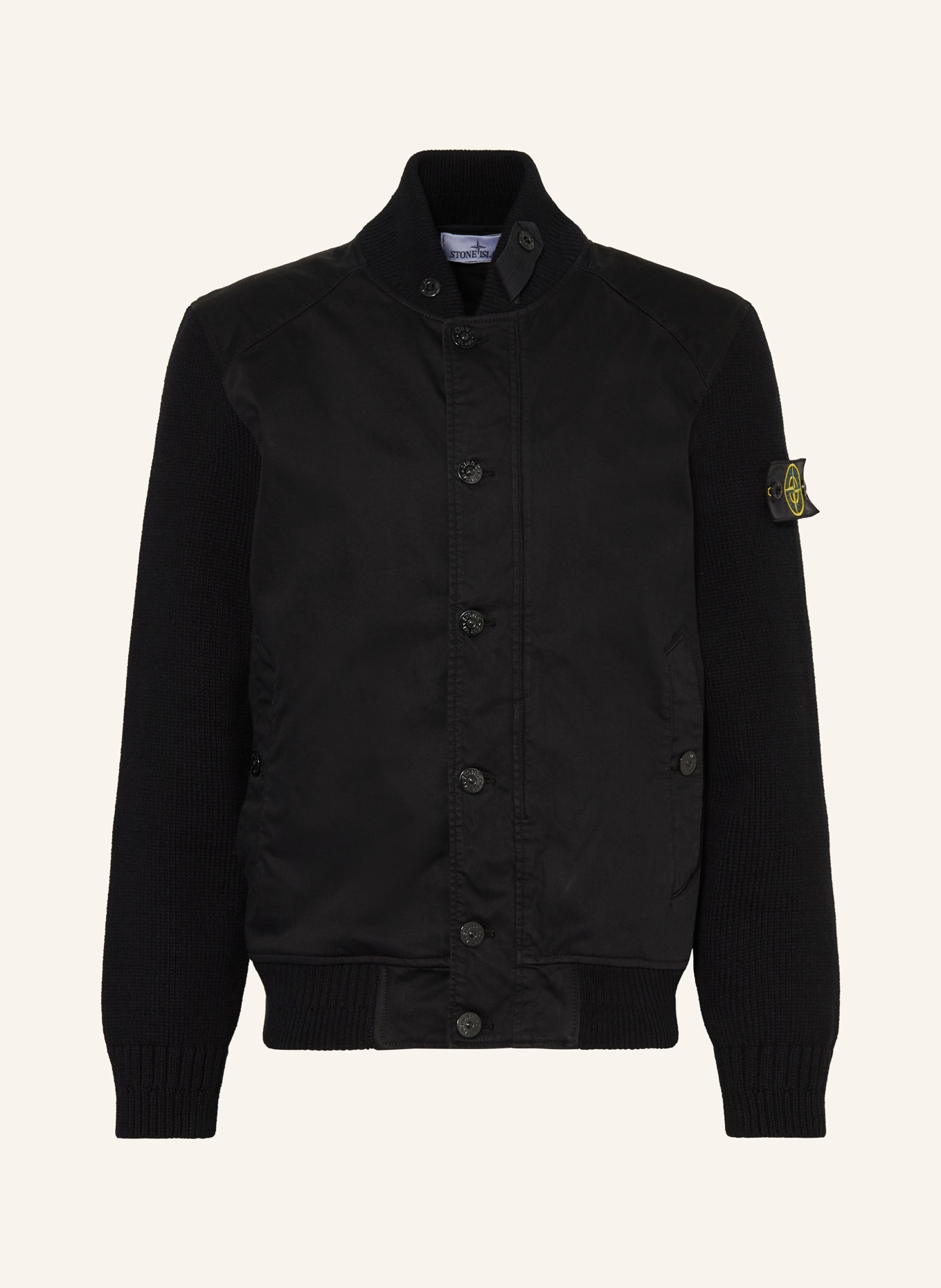 Stone island shirt jacket black new arrivals