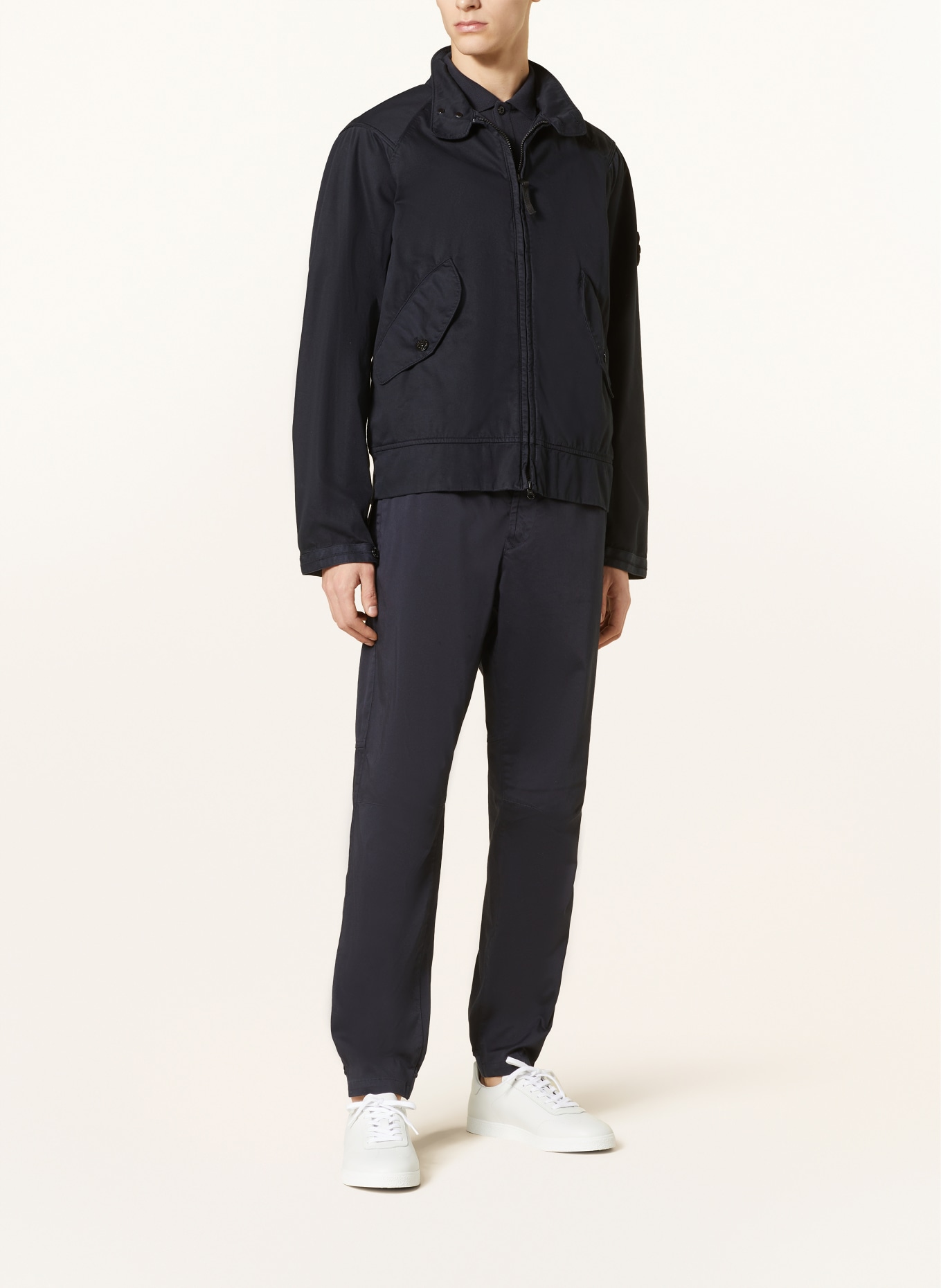 STONE ISLAND Bomber jacket: DARK BLUE
