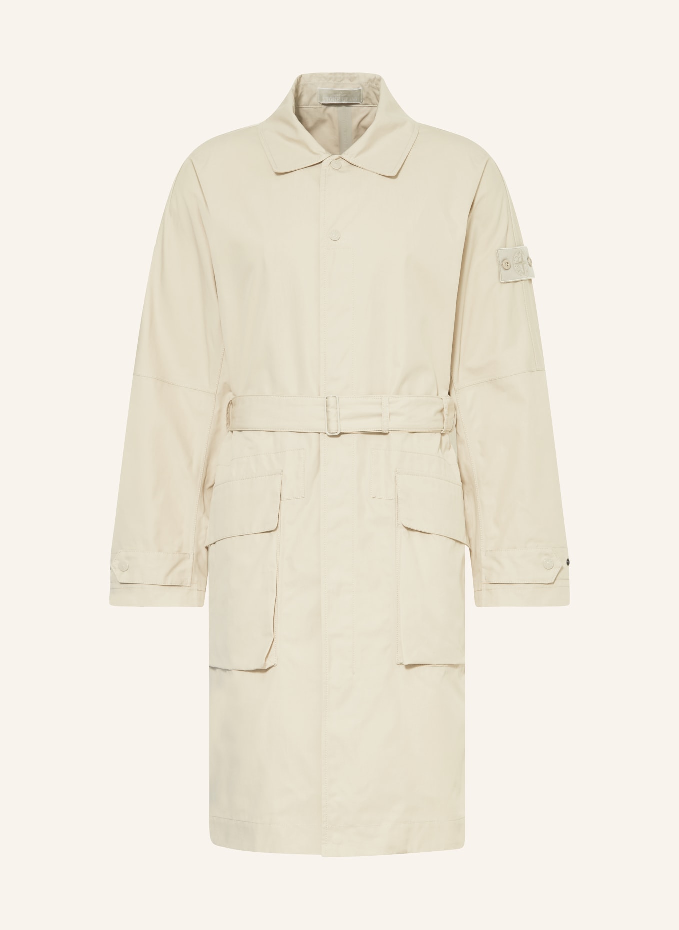 STONE ISLAND Trench coat GHOST, Color: BEIGE (Image 1)