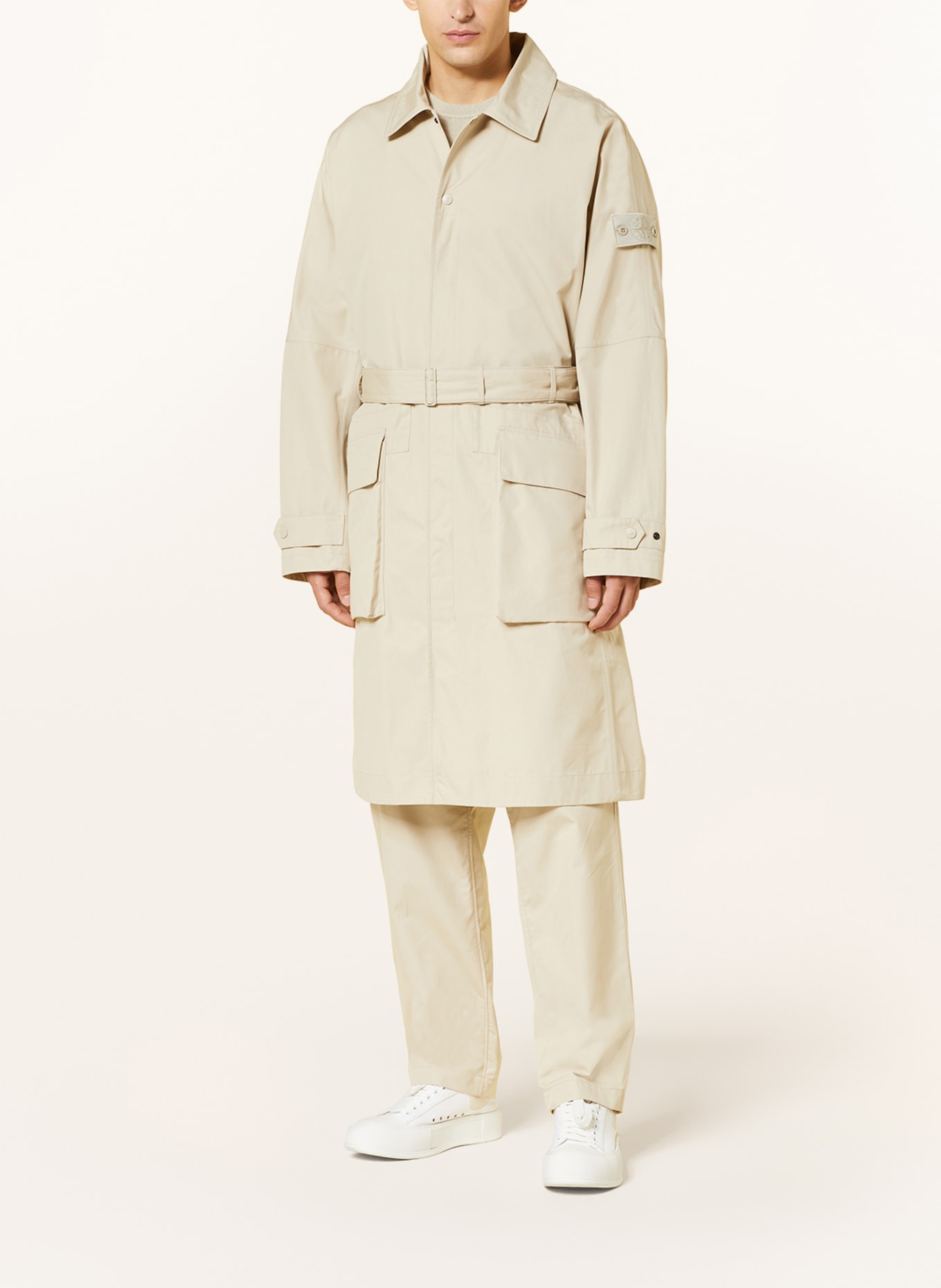 STONE ISLAND Trench coat GHOST, Color: BEIGE (Image 2)