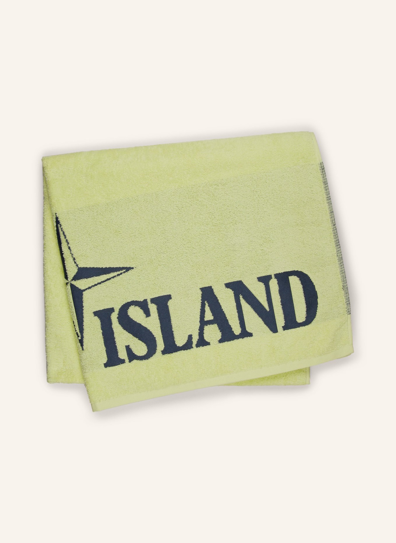 STONE ISLAND Ręcznik plażowy, Kolor: ŻÓŁTY (Obrazek 2)