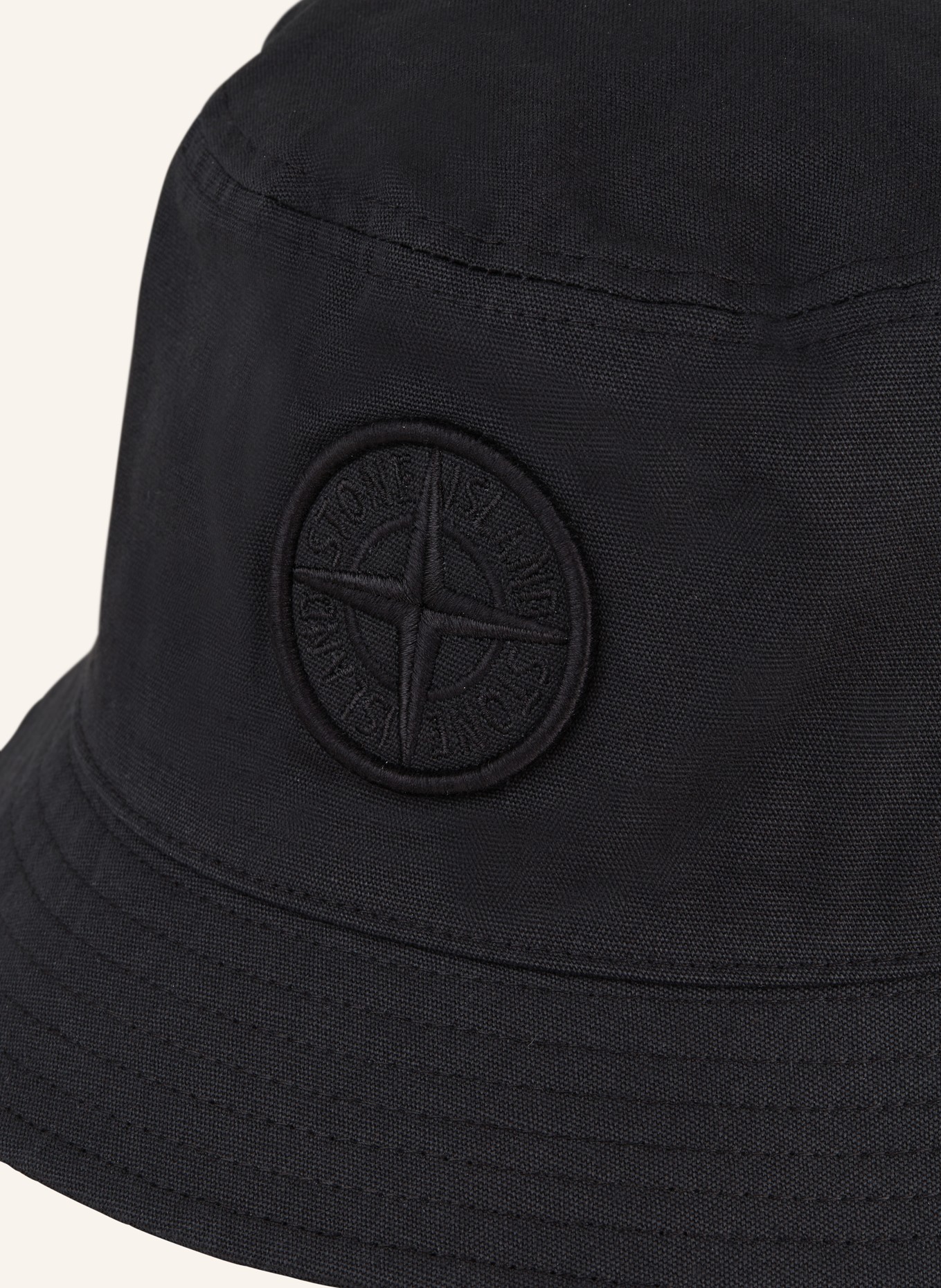 STONE ISLAND Bucket hat, Color: BLACK (Image 3)