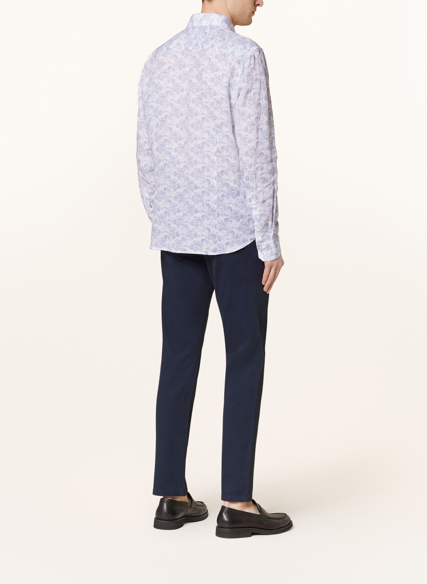 JOOP! Linen shirt PAI slim fit, Color: LIGHT BLUE/ WHITE (Image 3)