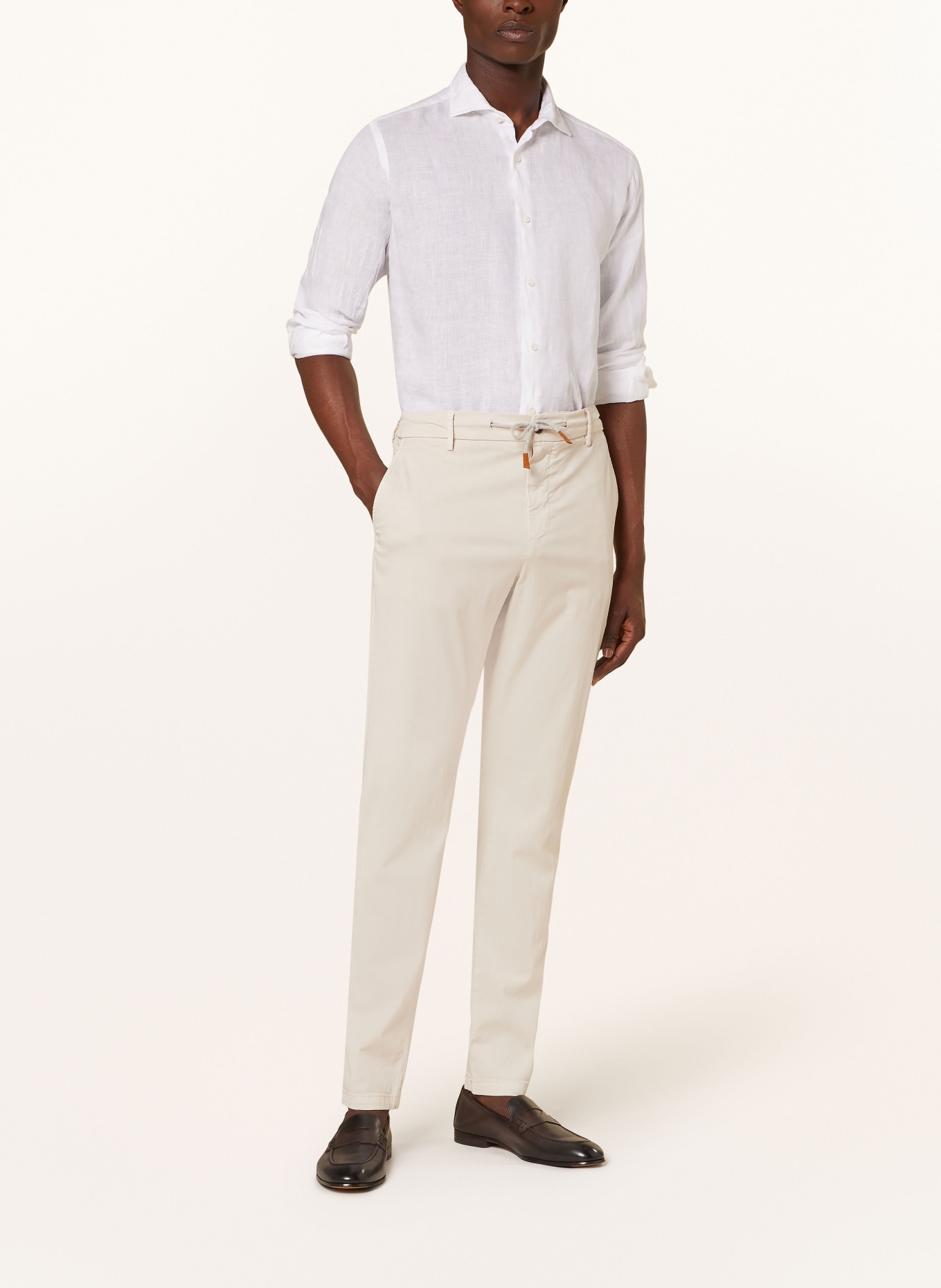 FEDELI Linen shirt NICK regular fit, Color: WHITE (Image 2)