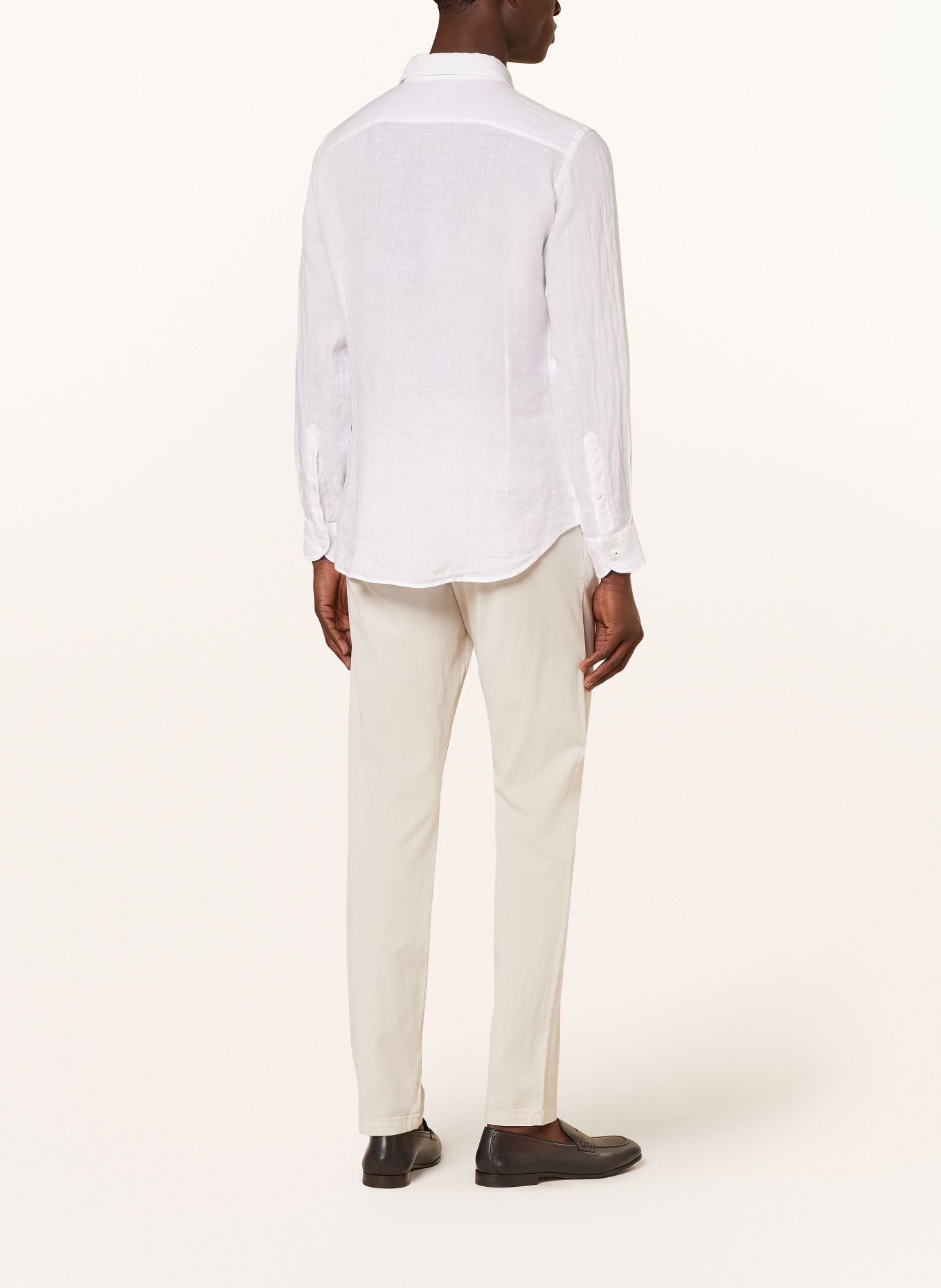 FEDELI Linen shirt NICK regular fit, Color: WHITE (Image 3)