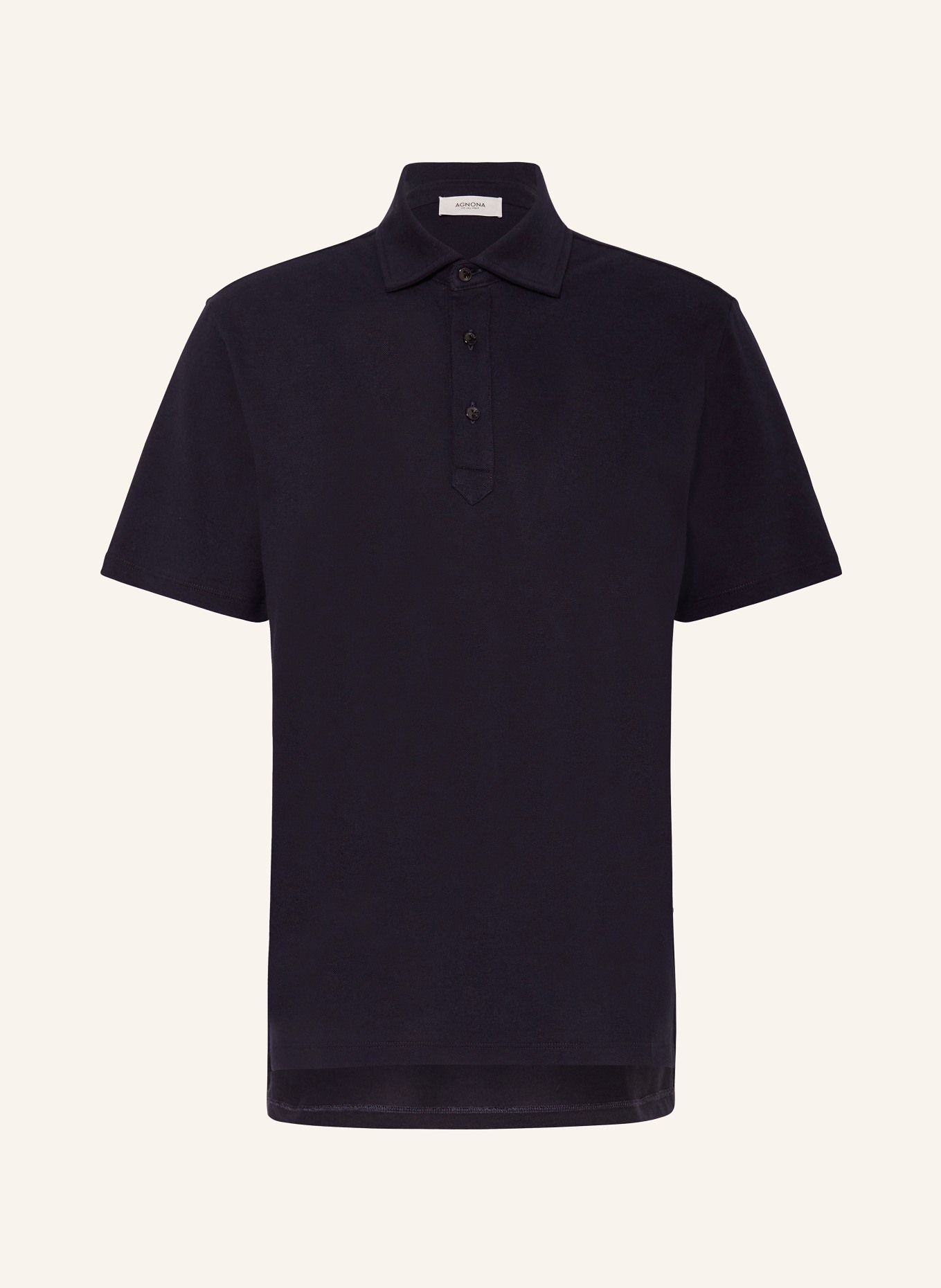 AGNONA Piqué-Poloshirt, Farbe: DUNKELBLAU (Bild 1)