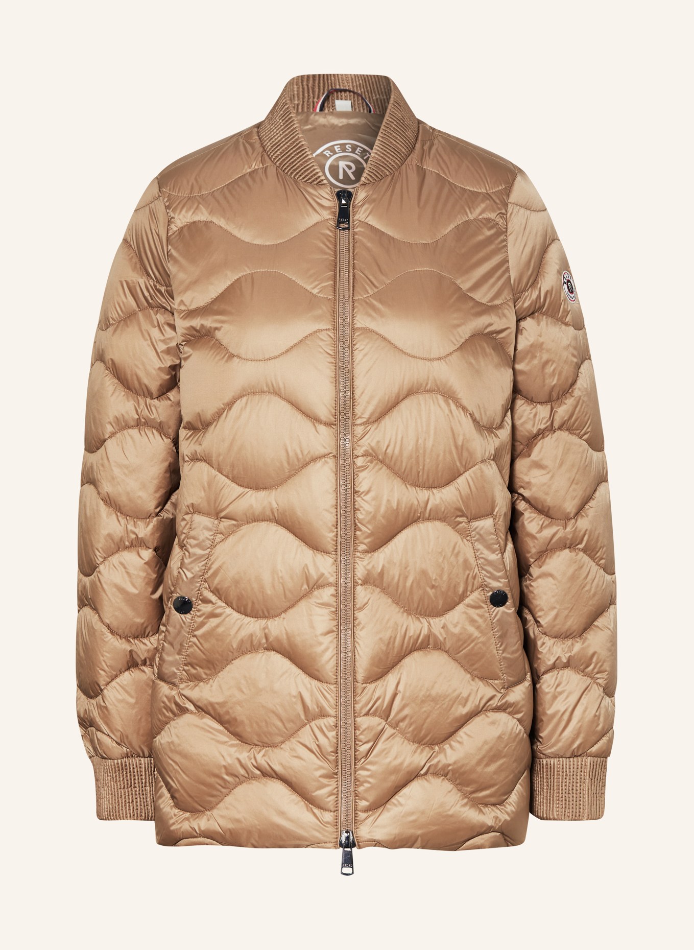 RESET Down jacket NARBONNE, Color: BROWN (Image 1)