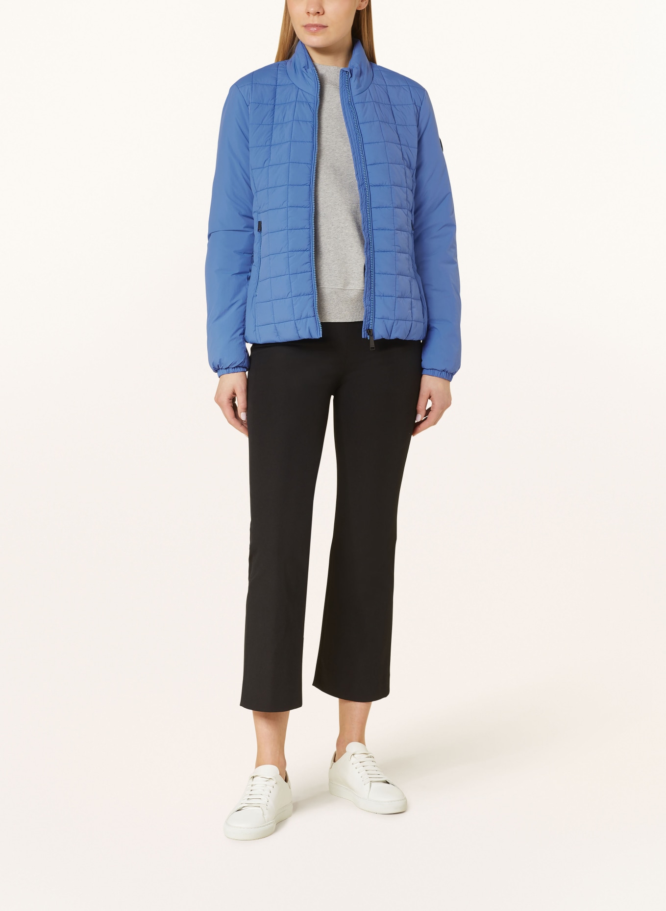RESET Quilted jacket, Color: BLUE (Image 2)