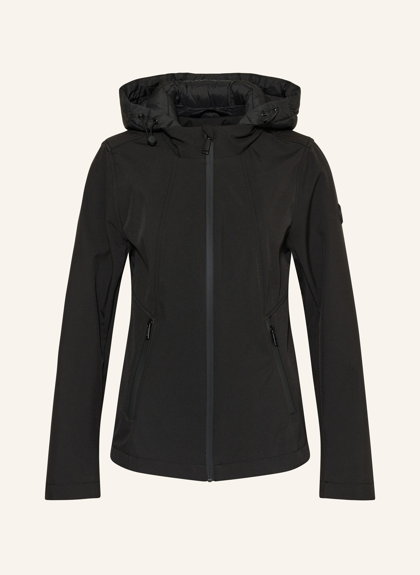 RESET Rain jacket SEINE with removable hood, Color: BLACK (Image 1)