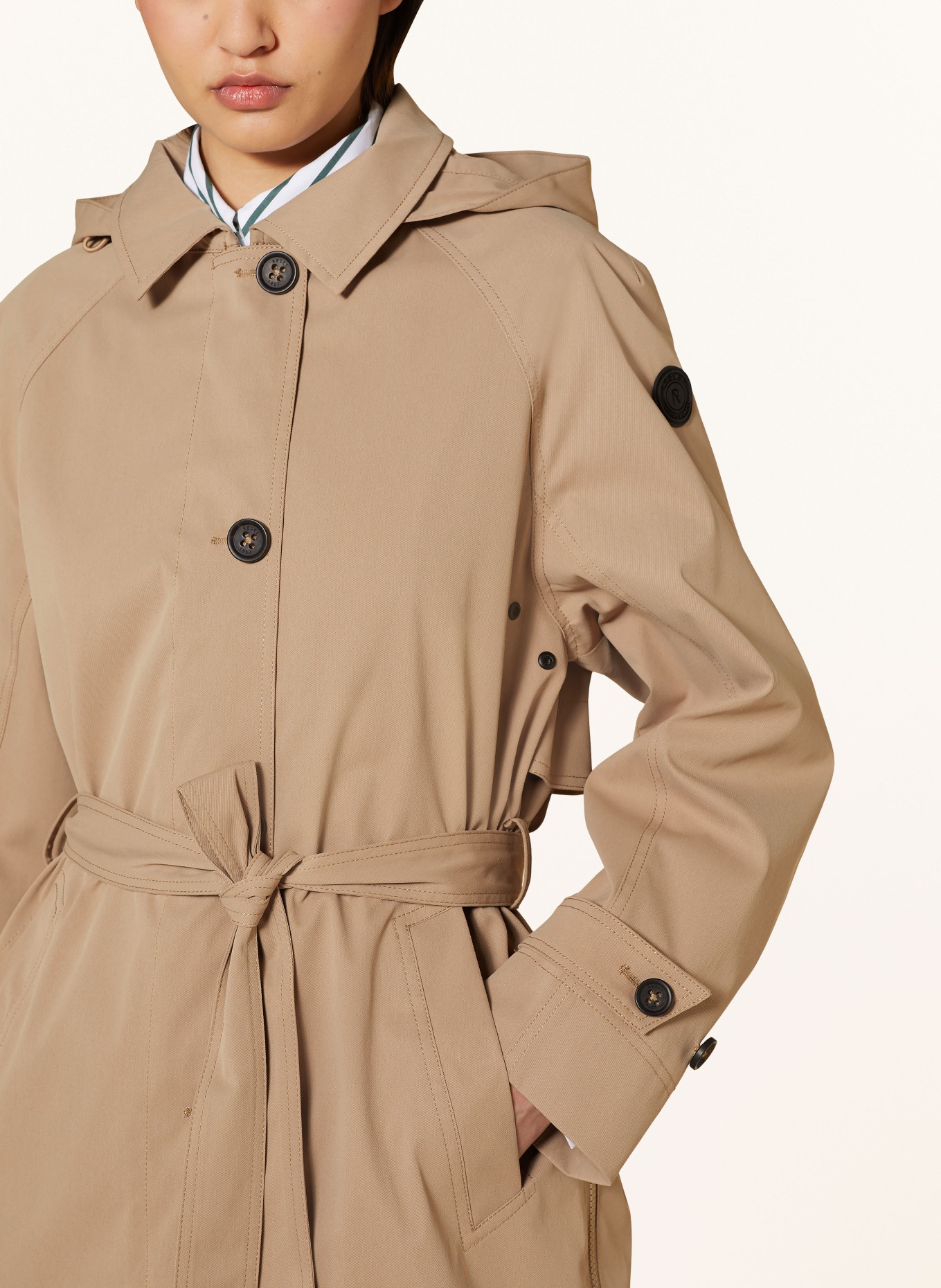 RESET Trench coat SAMARITAINE, Color: BEIGE (Image 5)