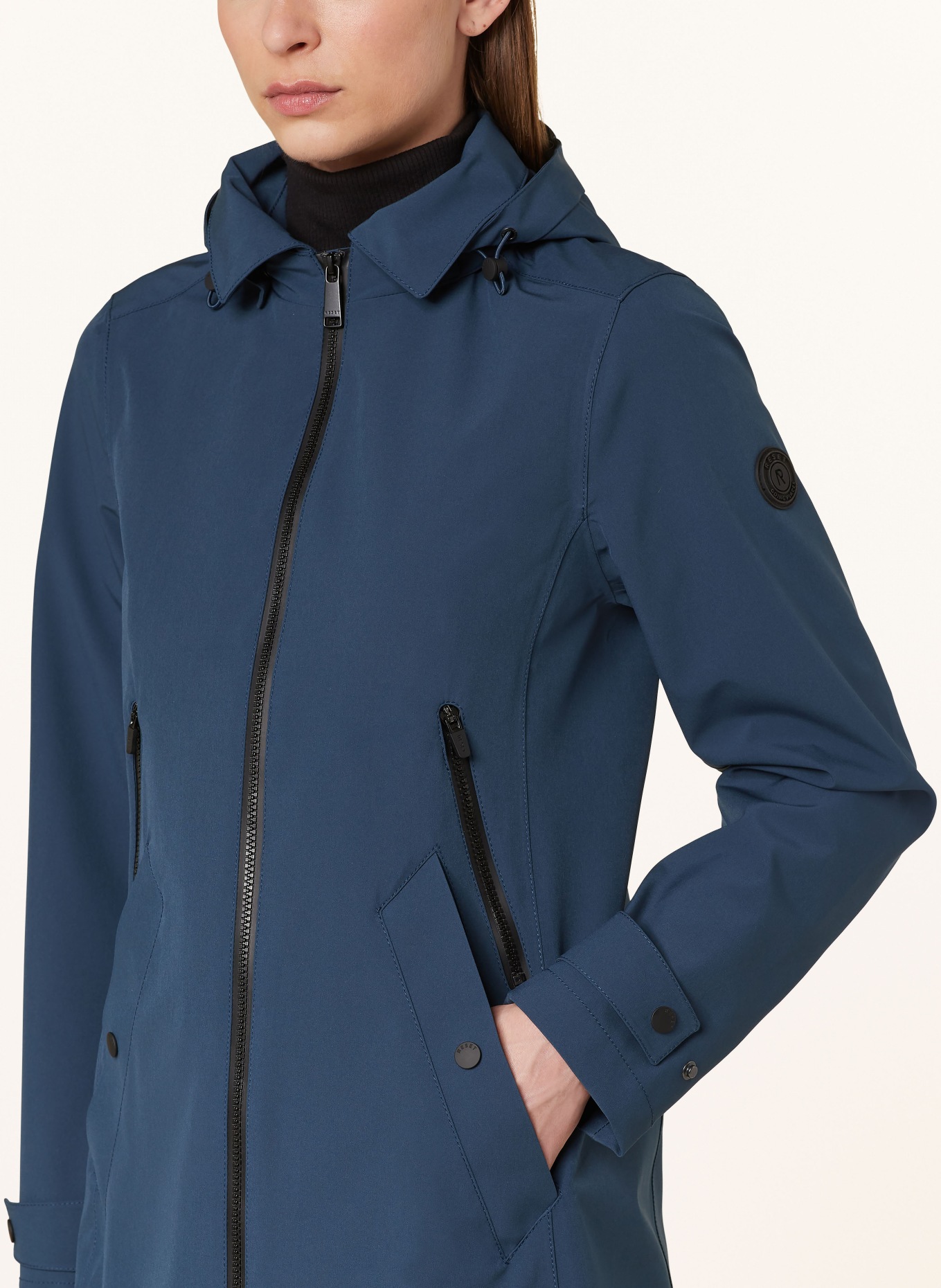 RESET Rain jacket RODIN, Color: TEAL (Image 5)