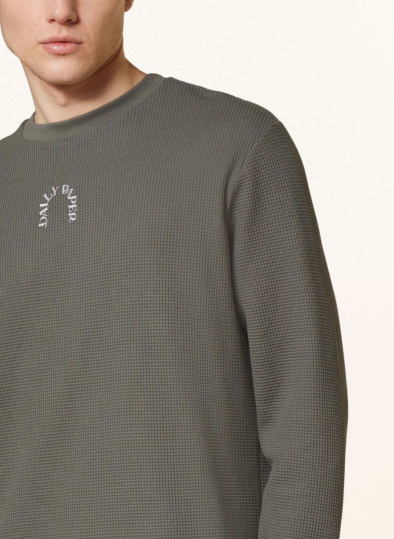 DAILY PAPER Sweatshirt ARABESQUE, Color: DARK GREEN (Image 4)