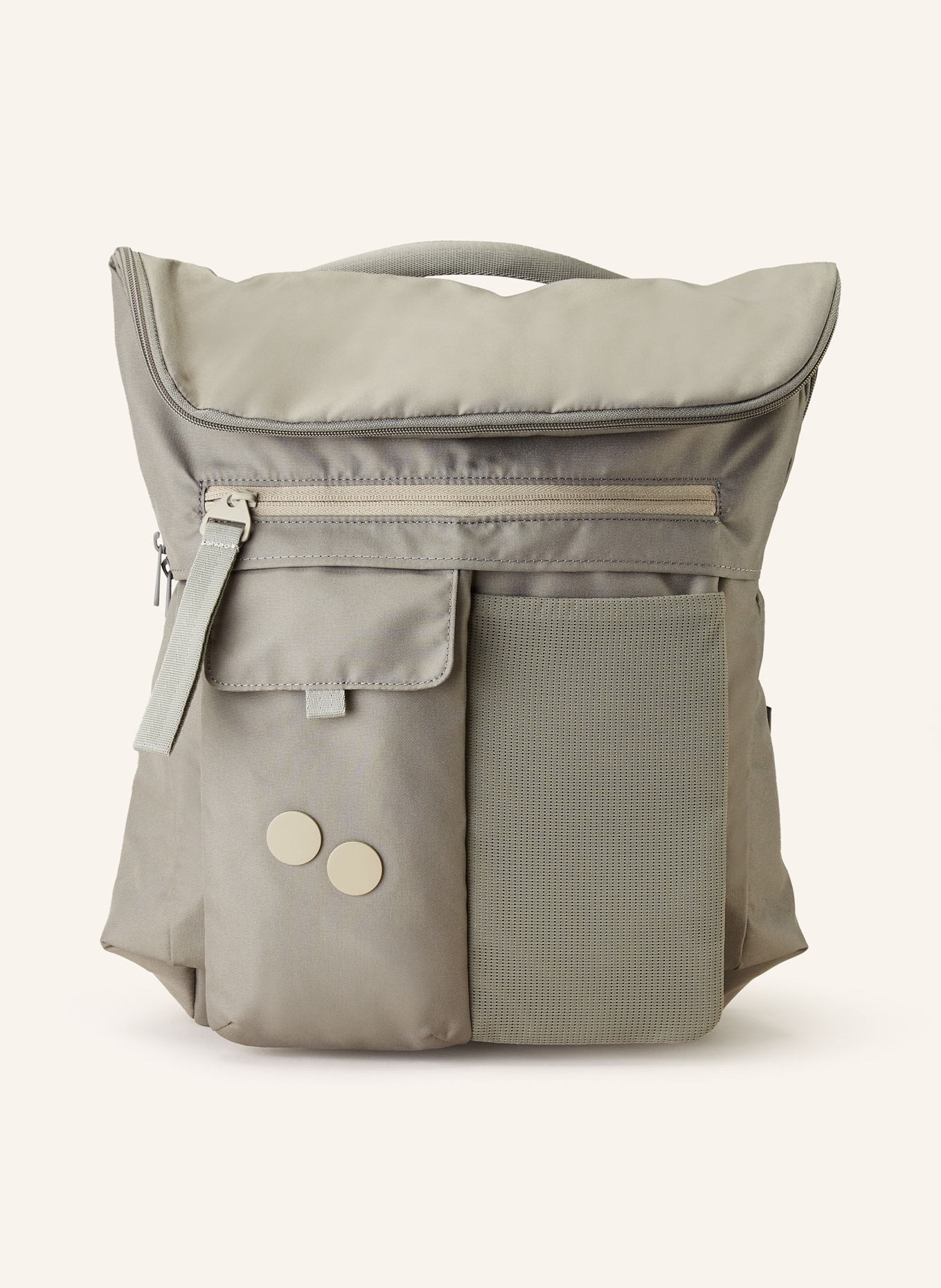 pinqponq Backpack KLAK CONSTRUCT with laptop compartment 18 l, Color: OLIVE (Image 1)