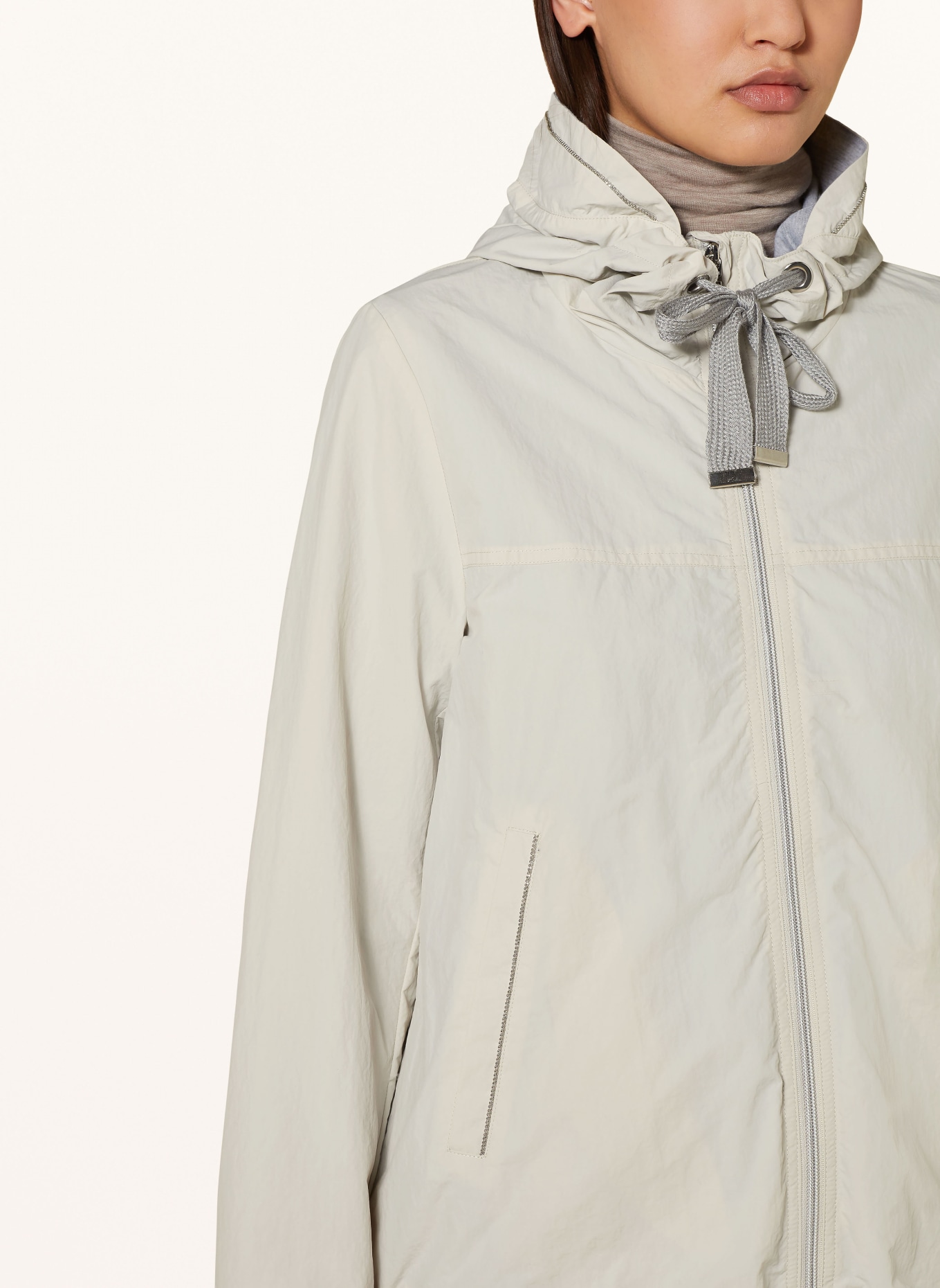 White Label Jacke mit Schmuckperlen, Farbe: CREME (Bild 5)