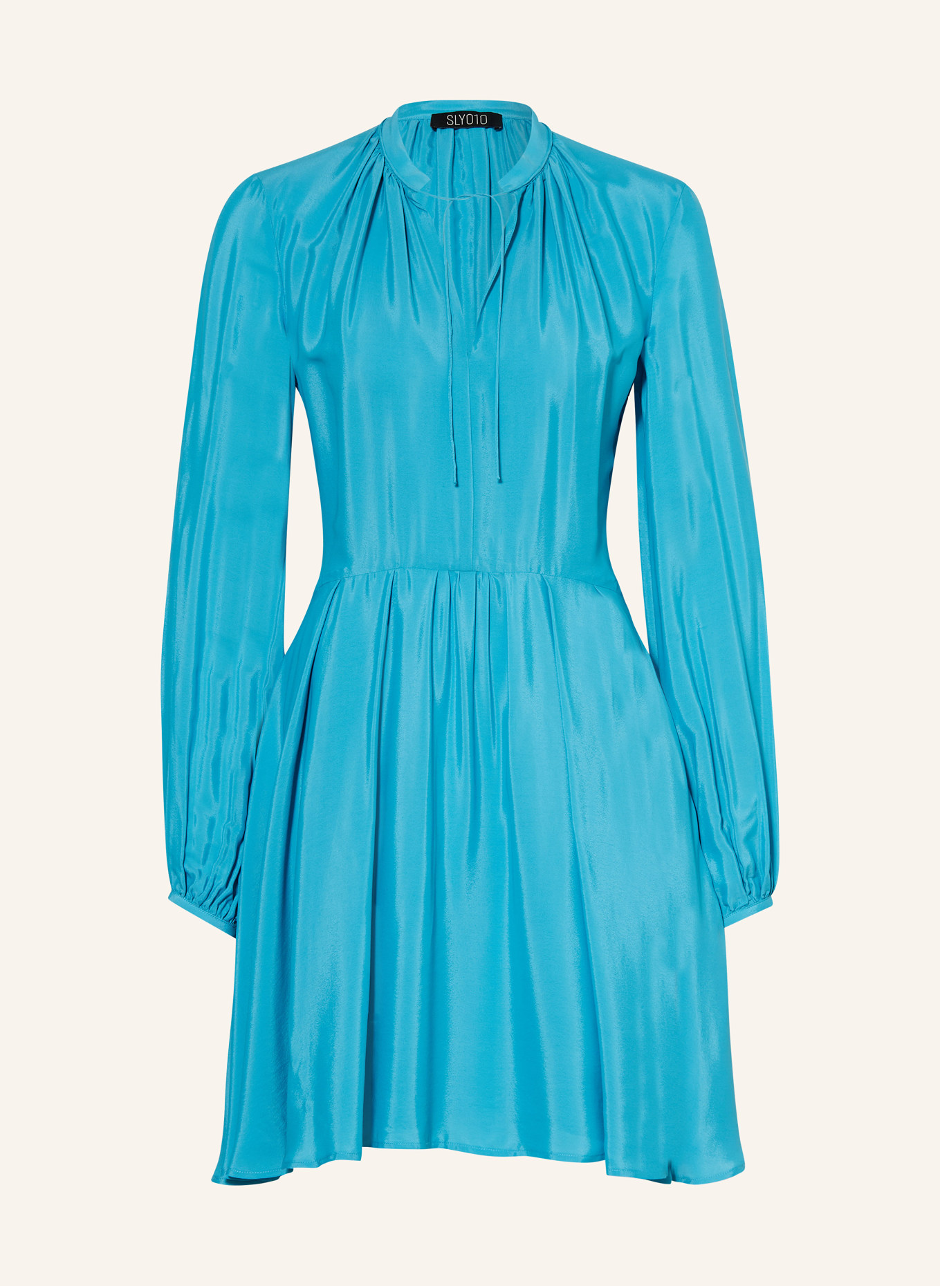 SLY 010 Kleid ARIELLA mit Seide, Farbe: BLAU (Bild 1)