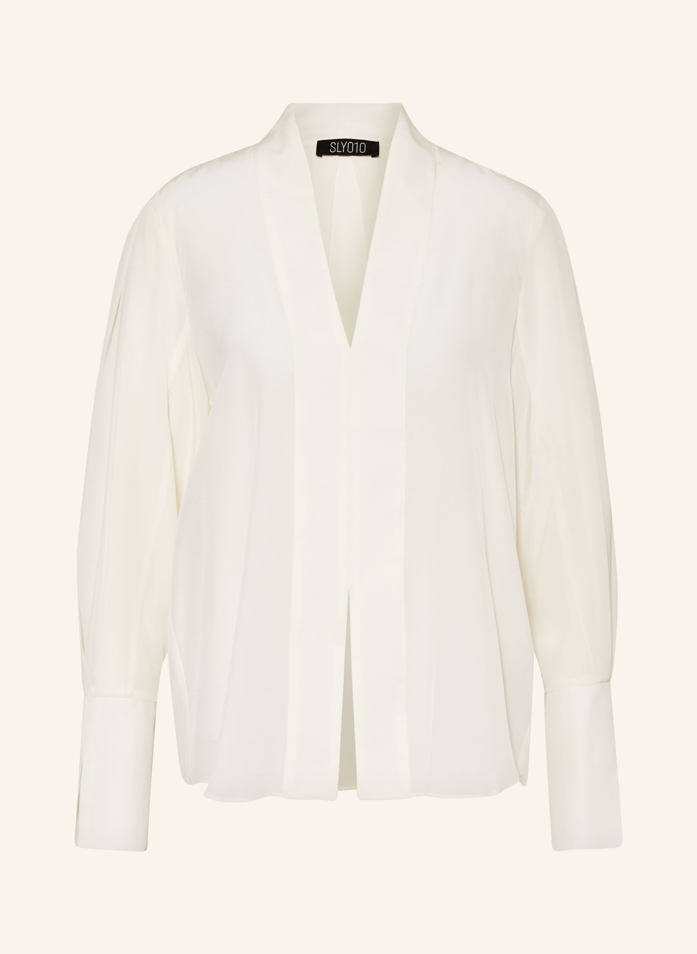 SLY 010 Shirt blouse MIRA in silk, Color: WHITE (Image 1)