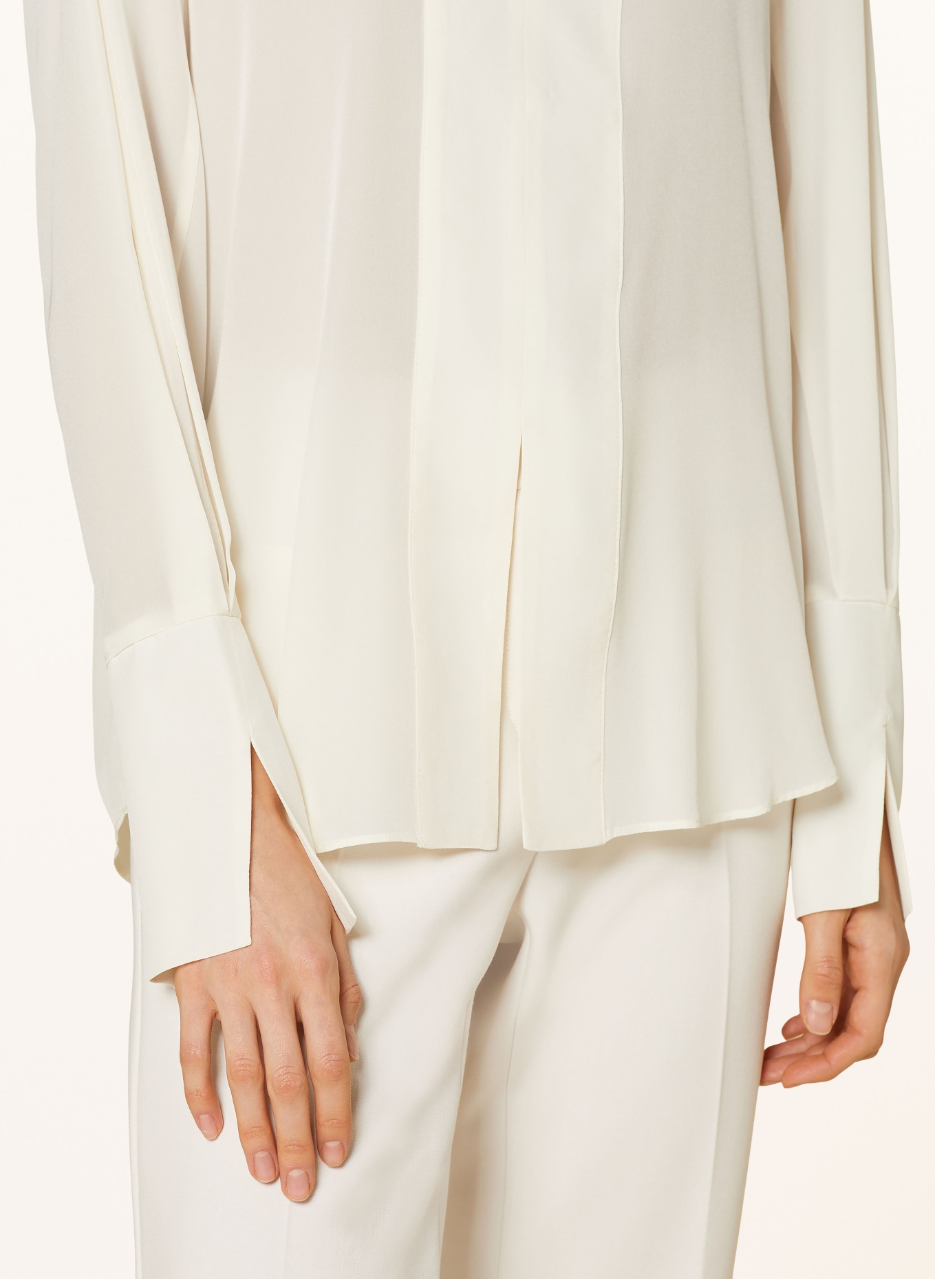 SLY 010 Shirt blouse MIRA in silk, Color: WHITE (Image 4)