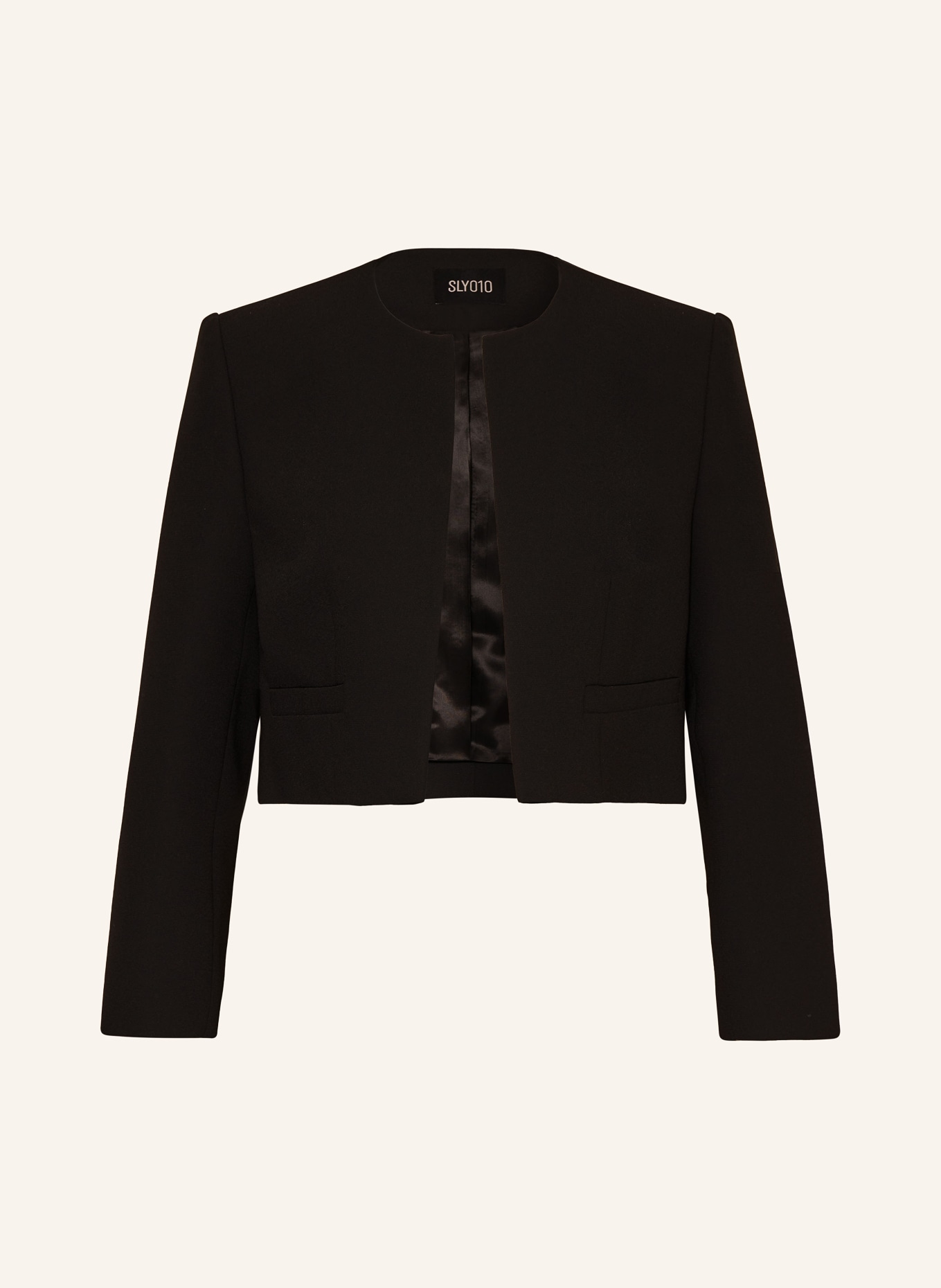 SLY 010 Cropped blazer COCO, Color: BLACK (Image 1)