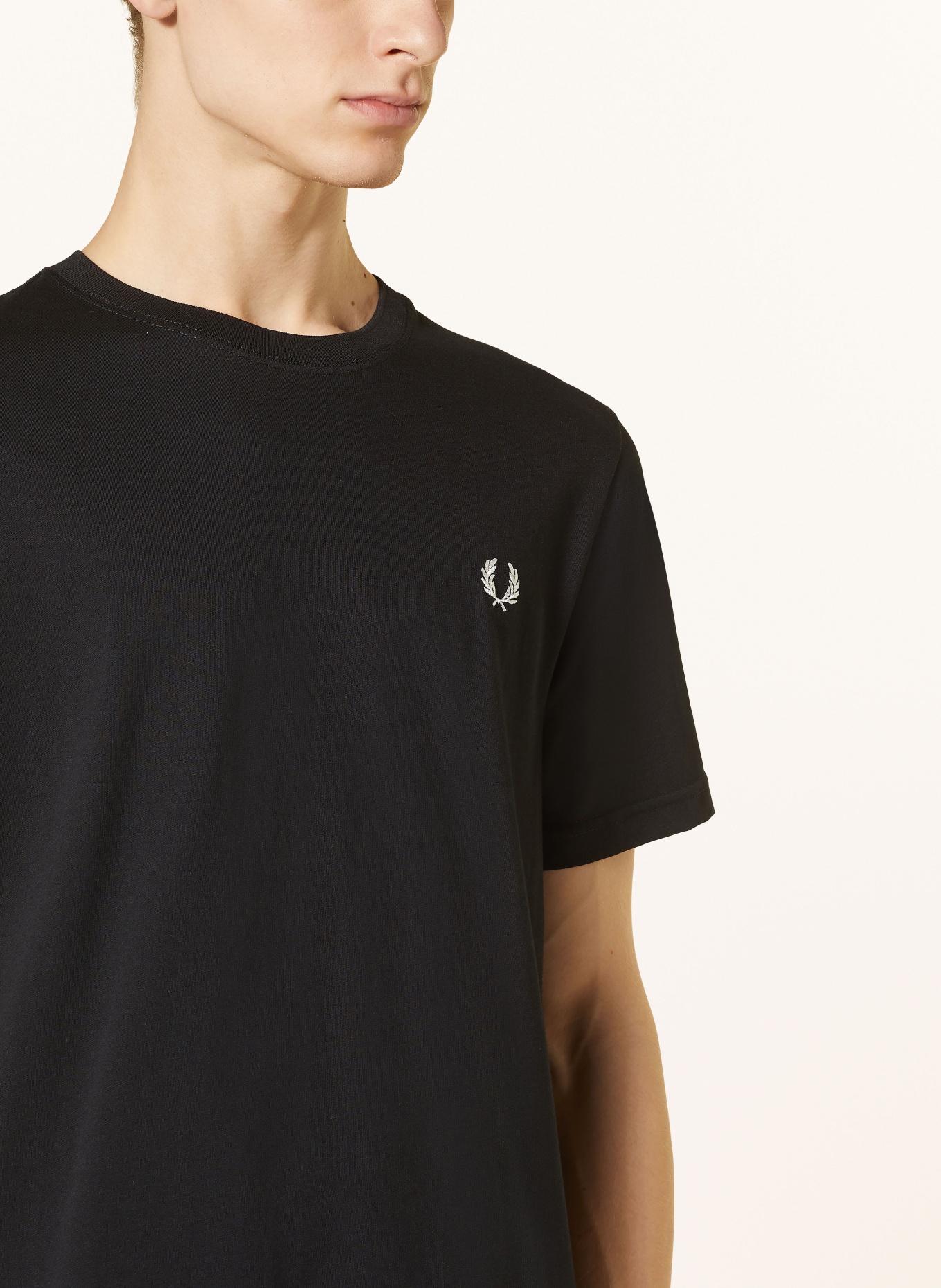 FRED PERRY T-shirt, Color: BLACK (Image 4)