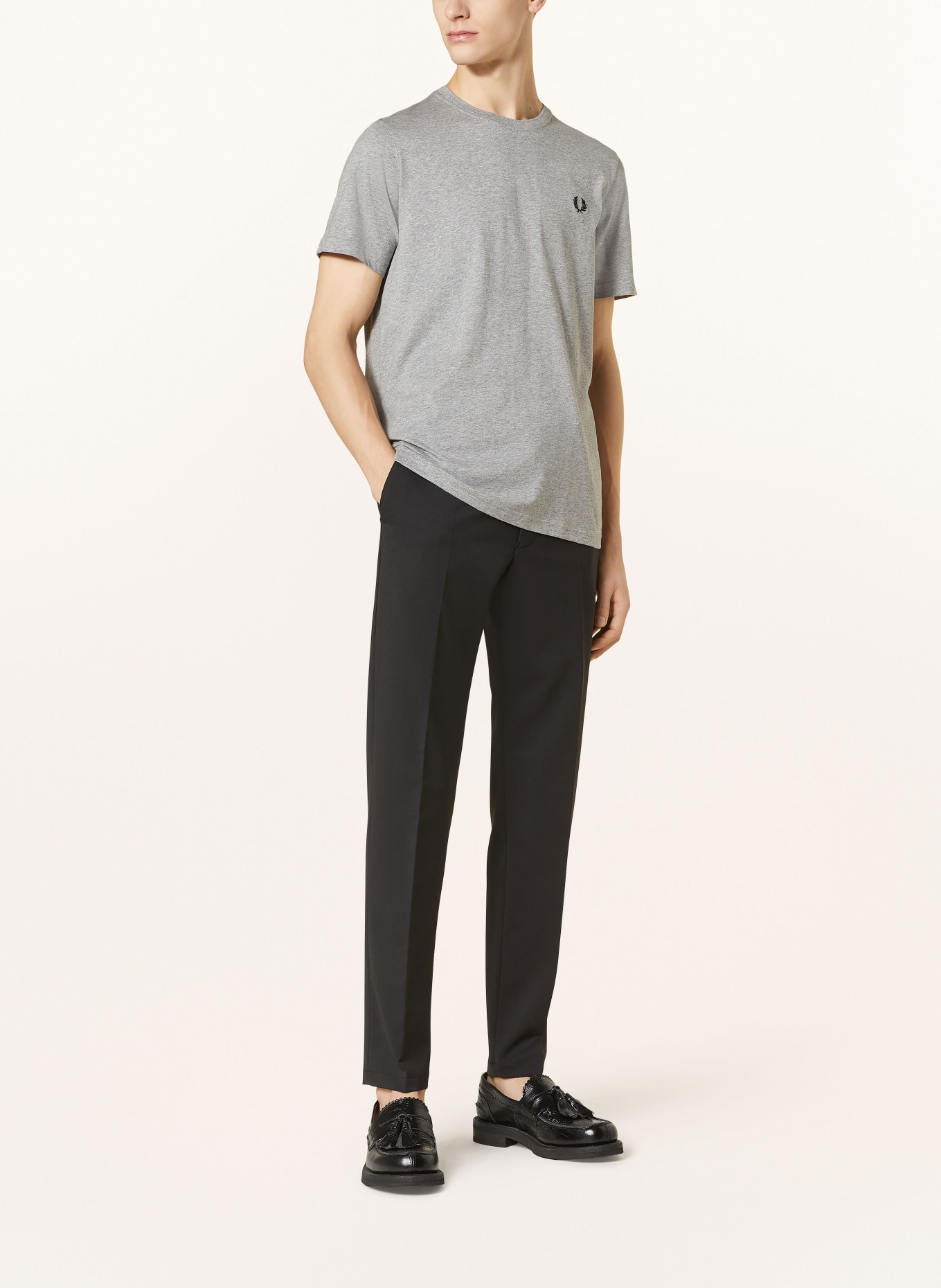 FRED PERRY T-shirt, Color: GRAY (Image 2)