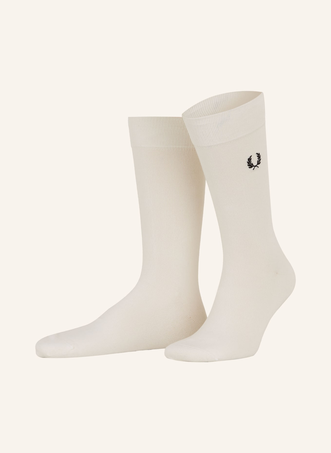 FRED PERRY Socks C7135, Color: L59 SNOWWHITE/BLACK (Image 1)