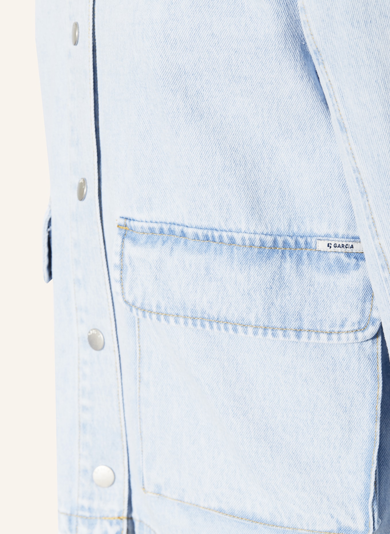 GARCIA Cropped džínová bunda, Barva: TMAVĚ MODRÁ (Obrázek 3)
