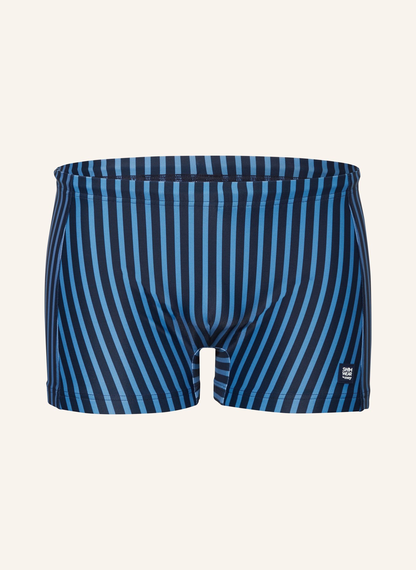 mey Swim shorts series BROADER STRIPE, Color: DARK BLUE/ BLUE (Image 1)