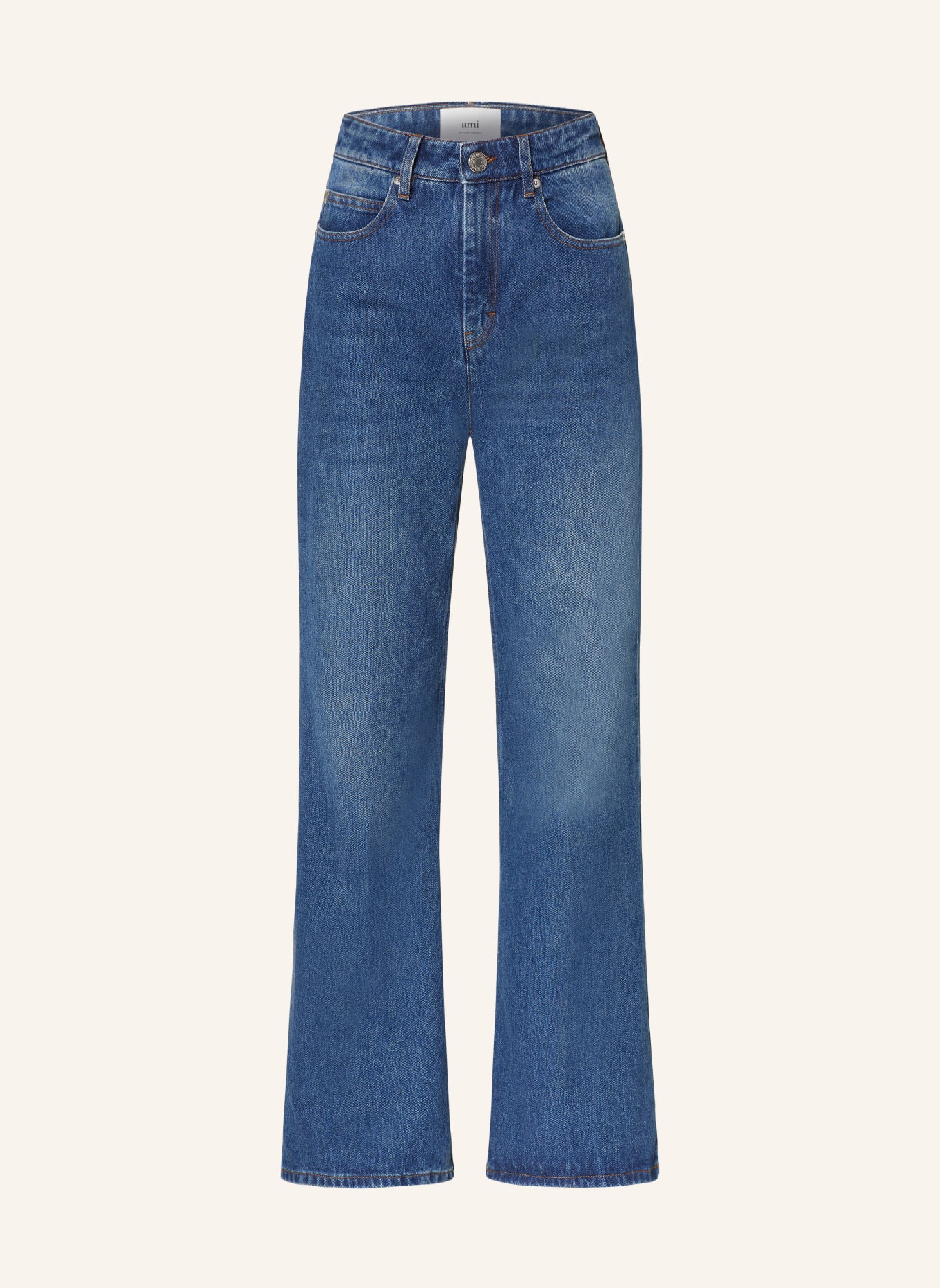 AMI PARIS Flared jeans, Color: 480 used blue (Image 1)