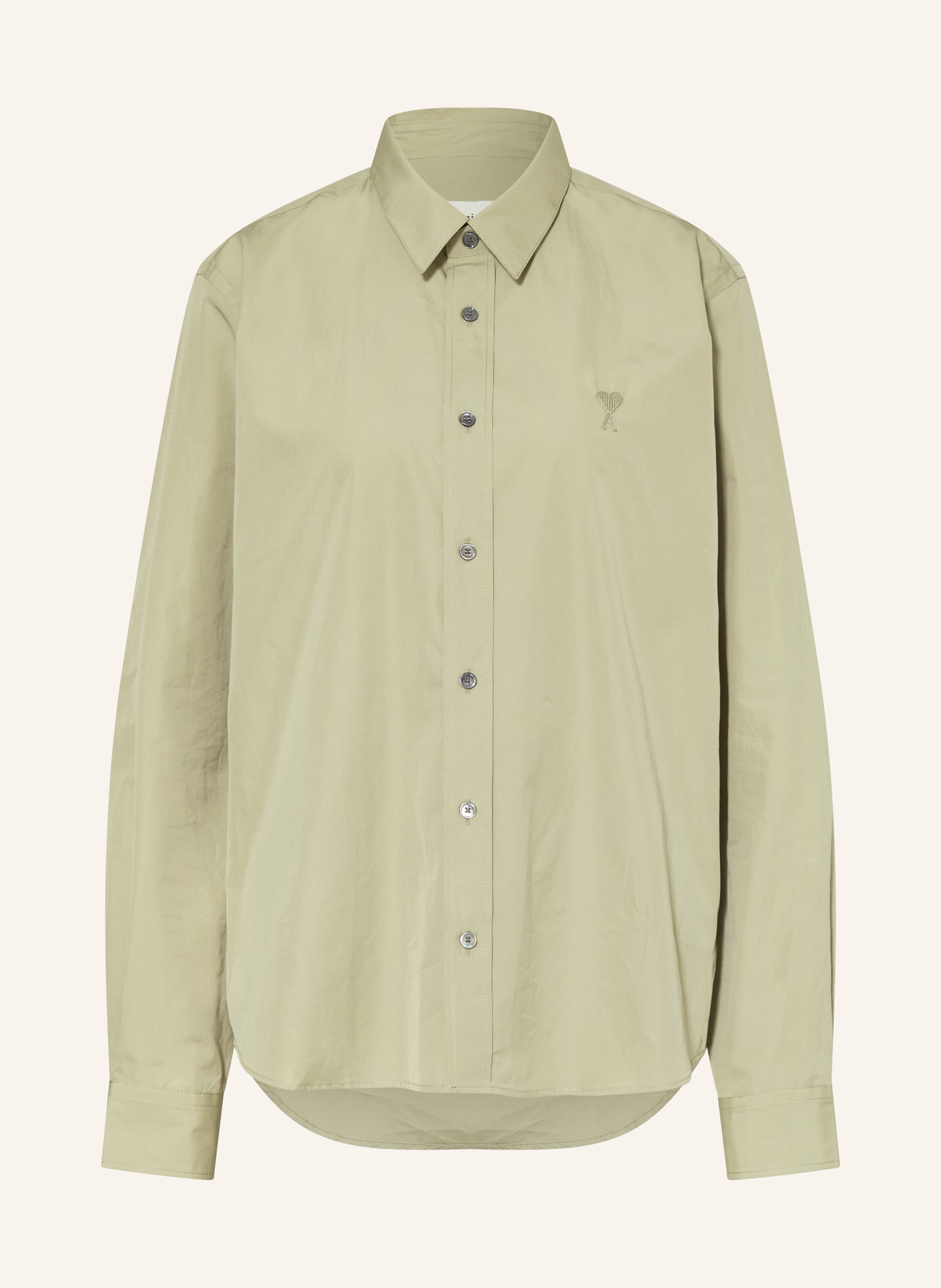 AMI PARIS Shirt blouse, Color: OLIVE (Image 1)