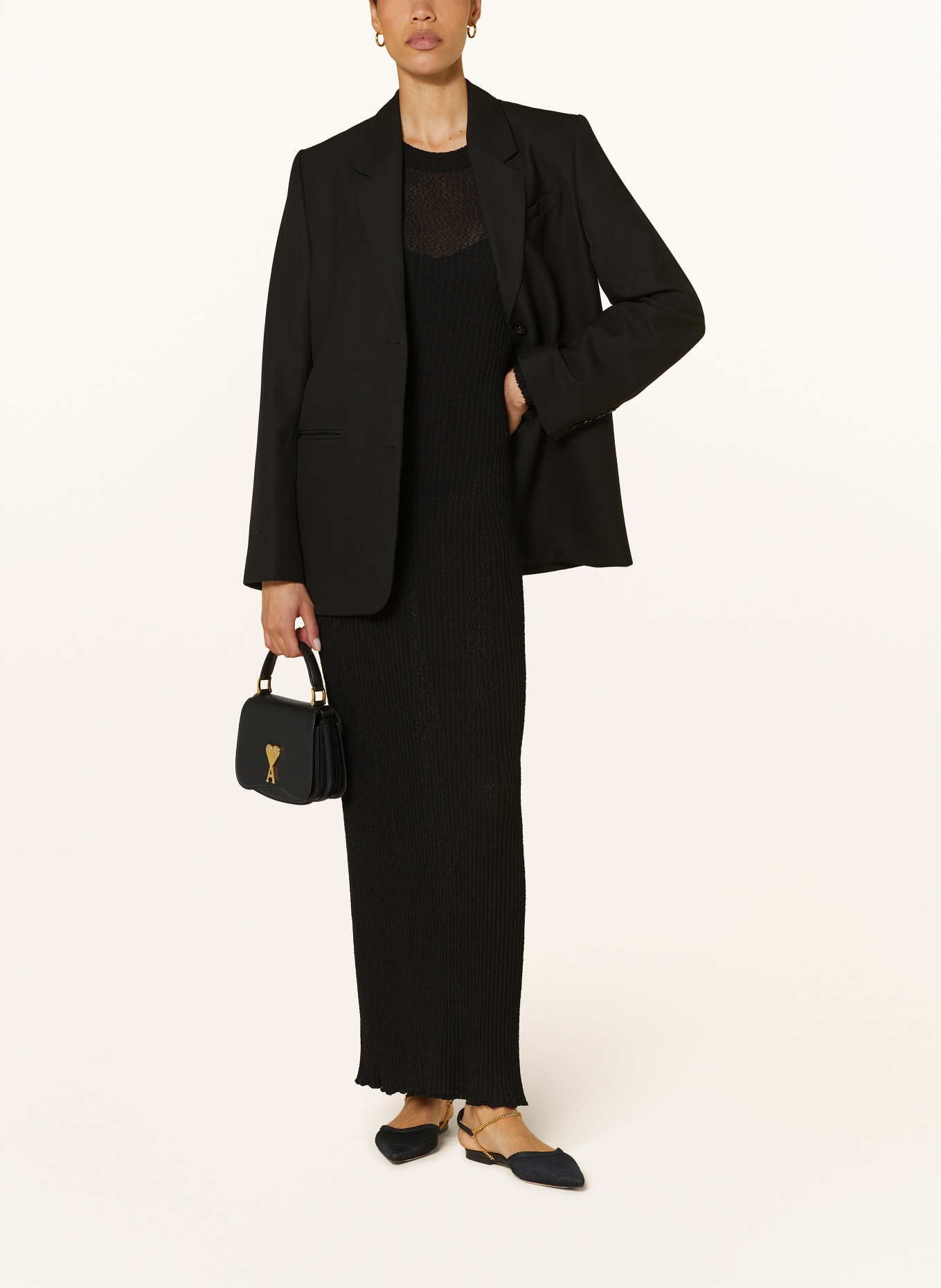 AMI PARIS Knit dress, Color: BLACK (Image 2)