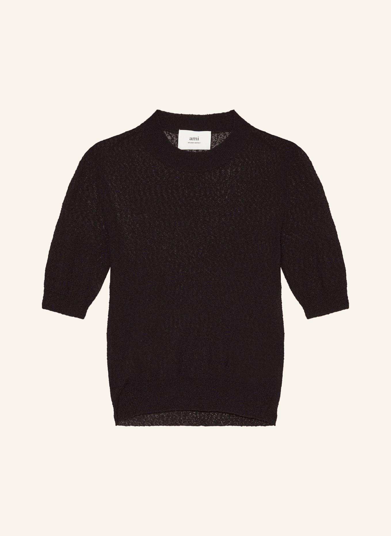 AMI PARIS Knit shirt, Color: BLACK (Image 1)