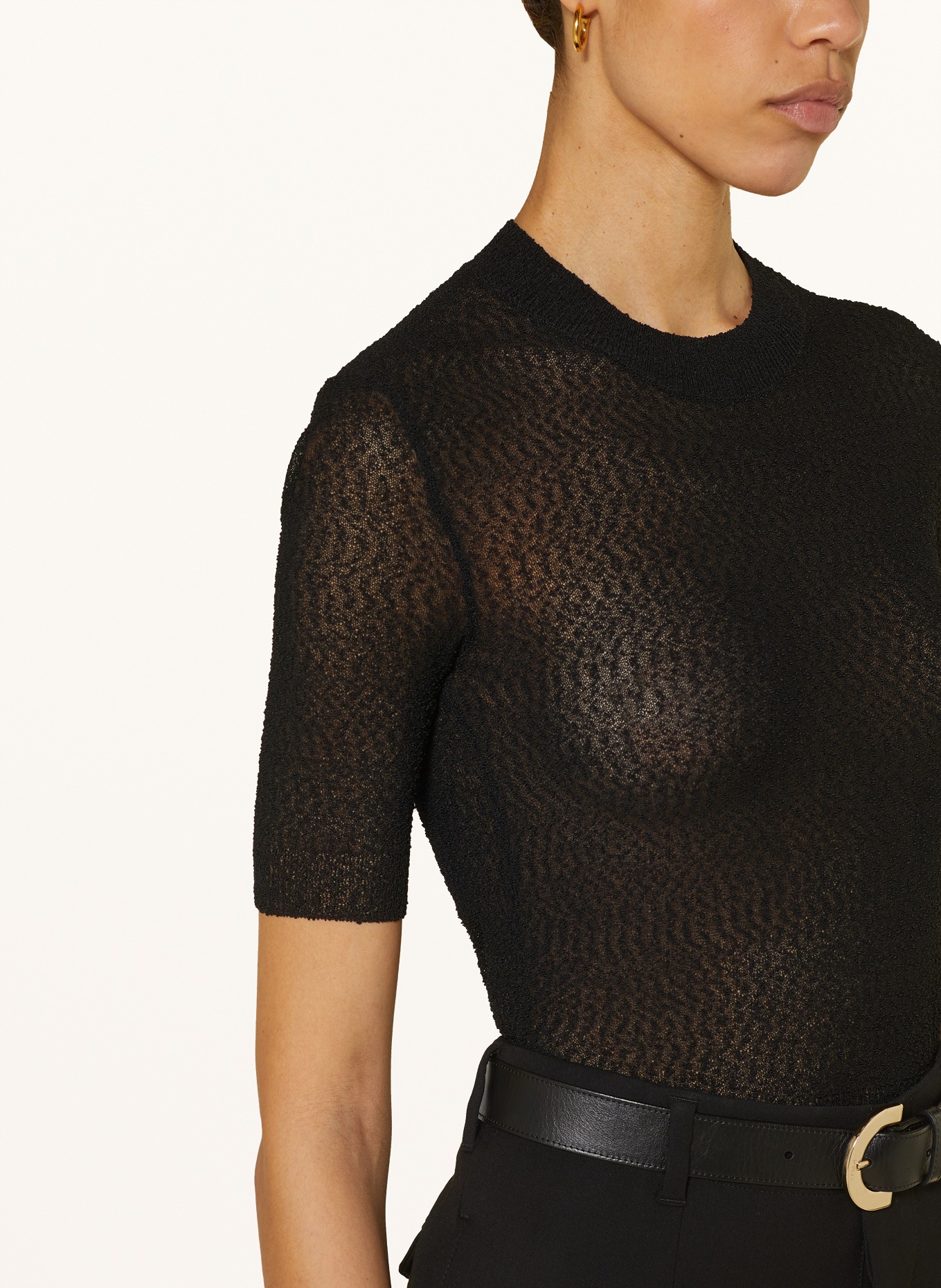 AMI PARIS Knit shirt, Color: BLACK (Image 4)