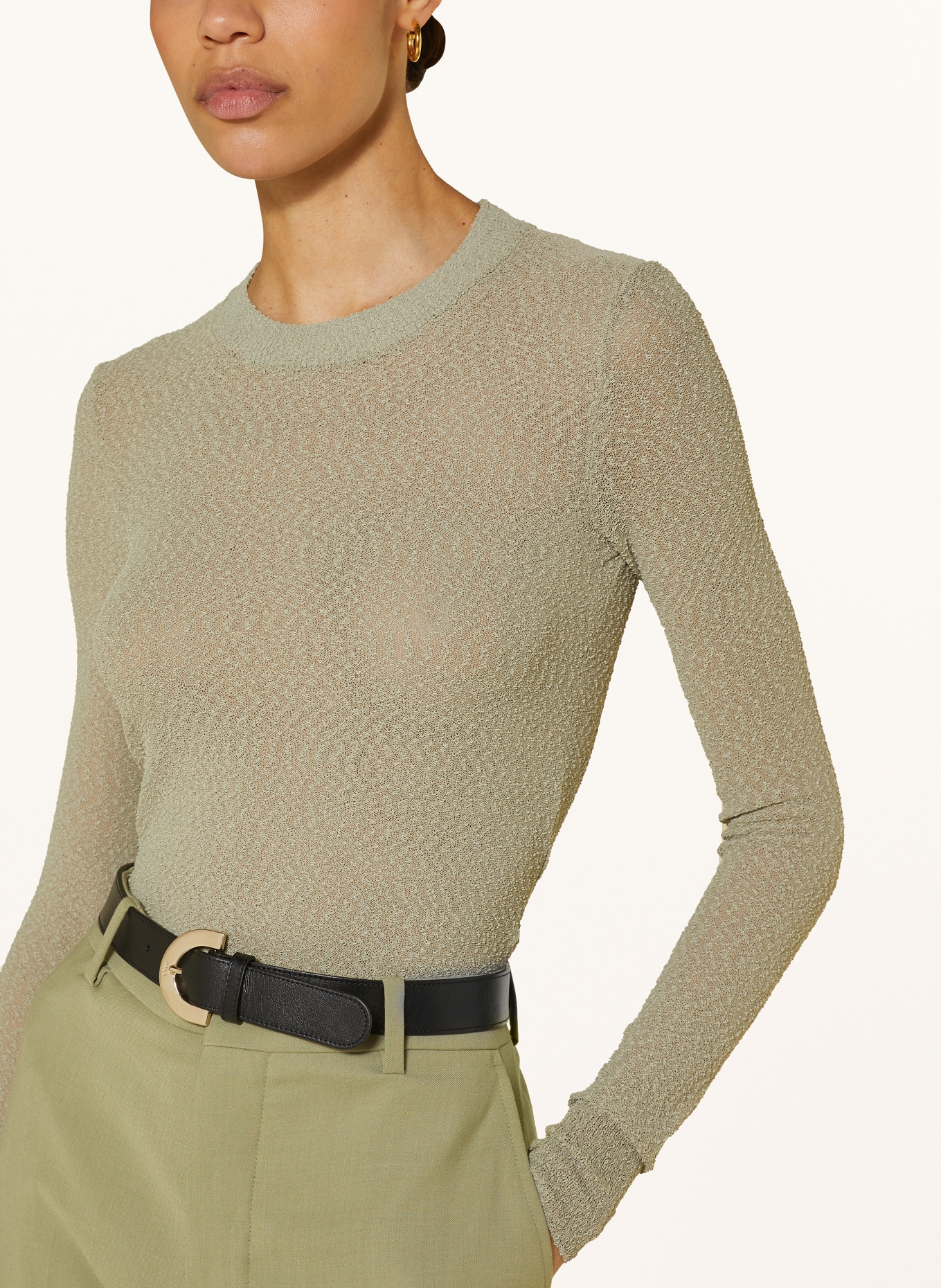 AMI PARIS Sweater, Color: LIGHT GREEN (Image 4)