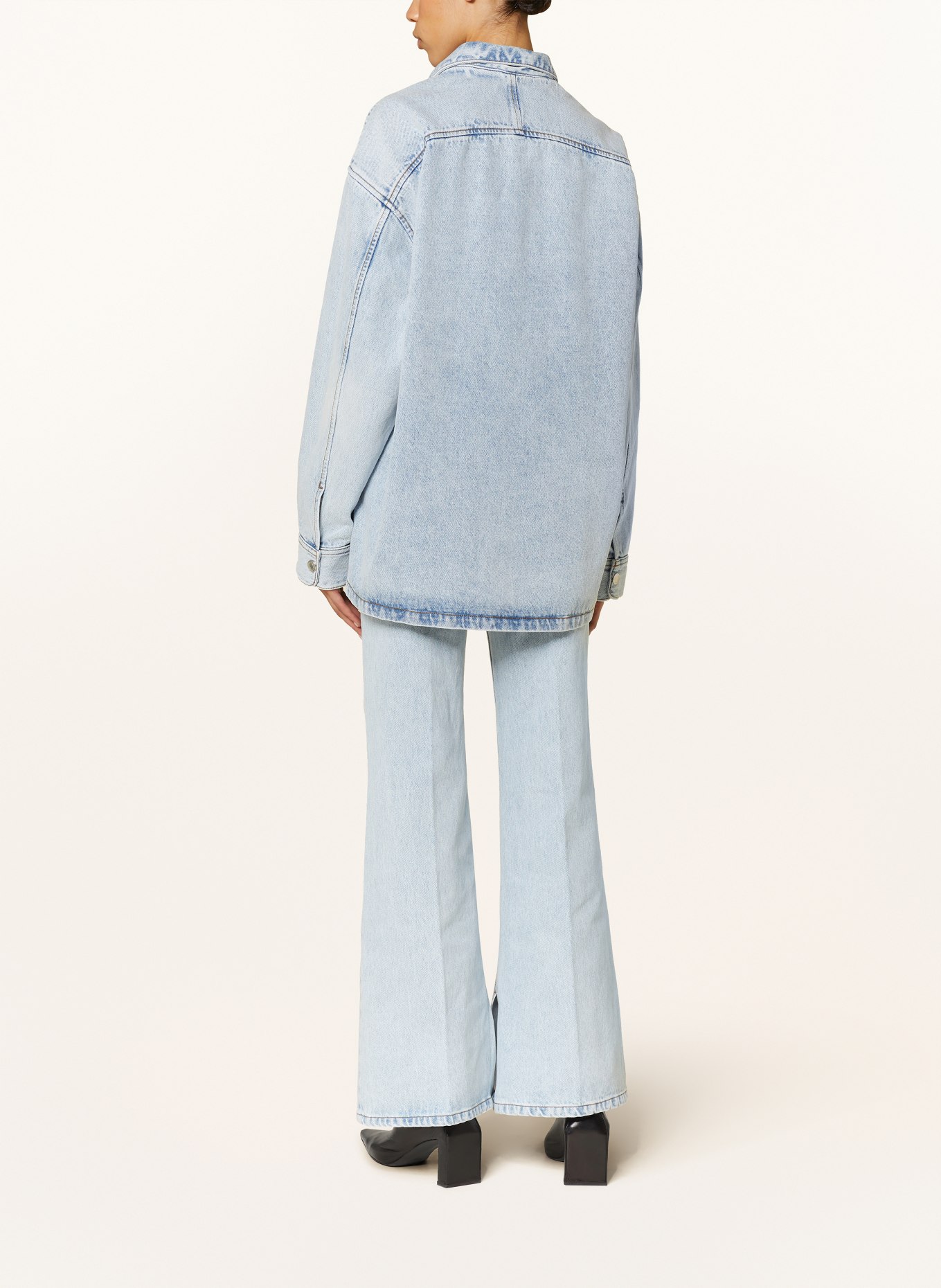 AMI PARIS Overjacket z jeansu, Kolor: JASNONIEBIESKI (Obrazek 3)
