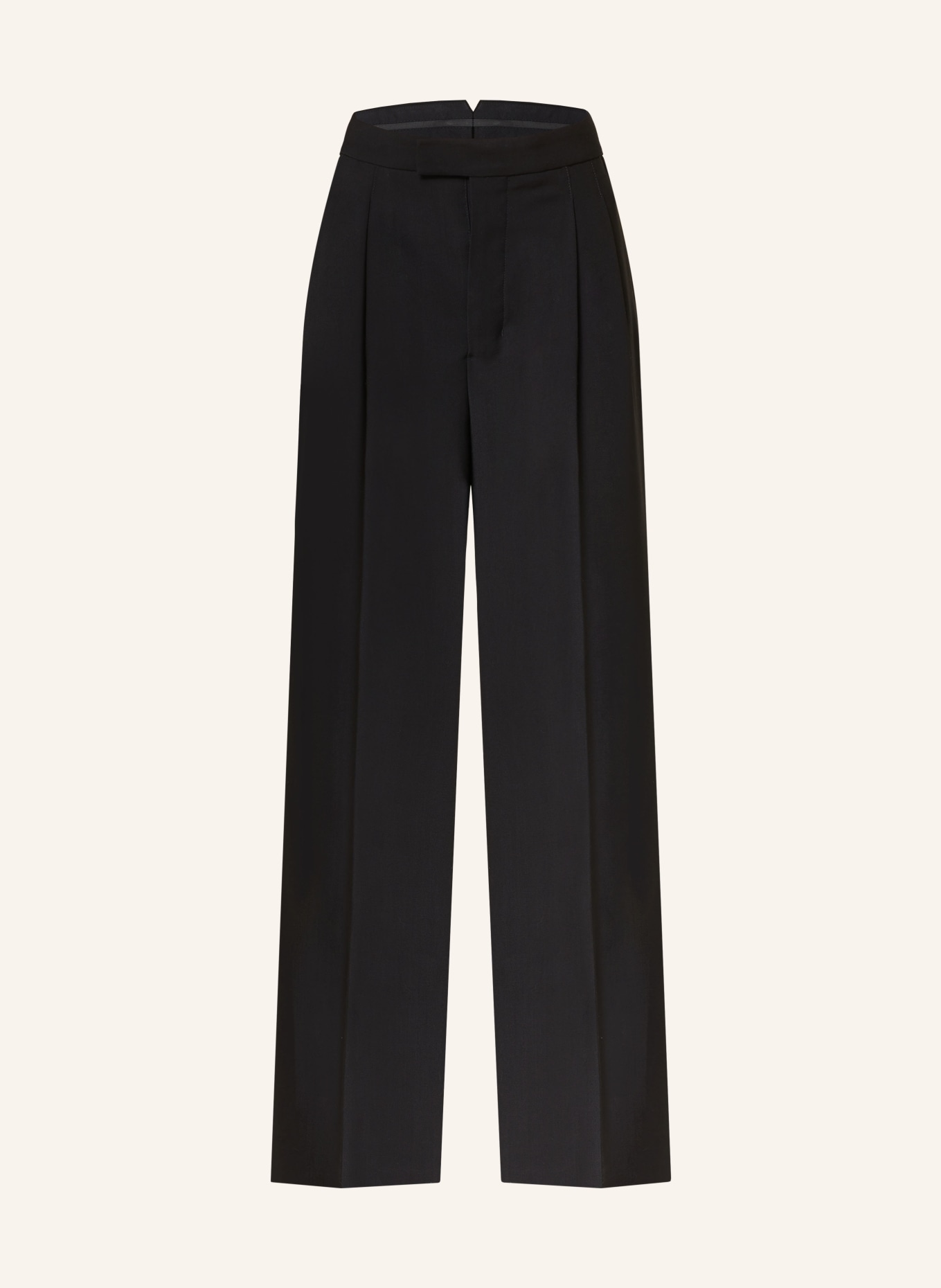 AMI PARIS Wide leg trousers, Color: BLACK (Image 1)