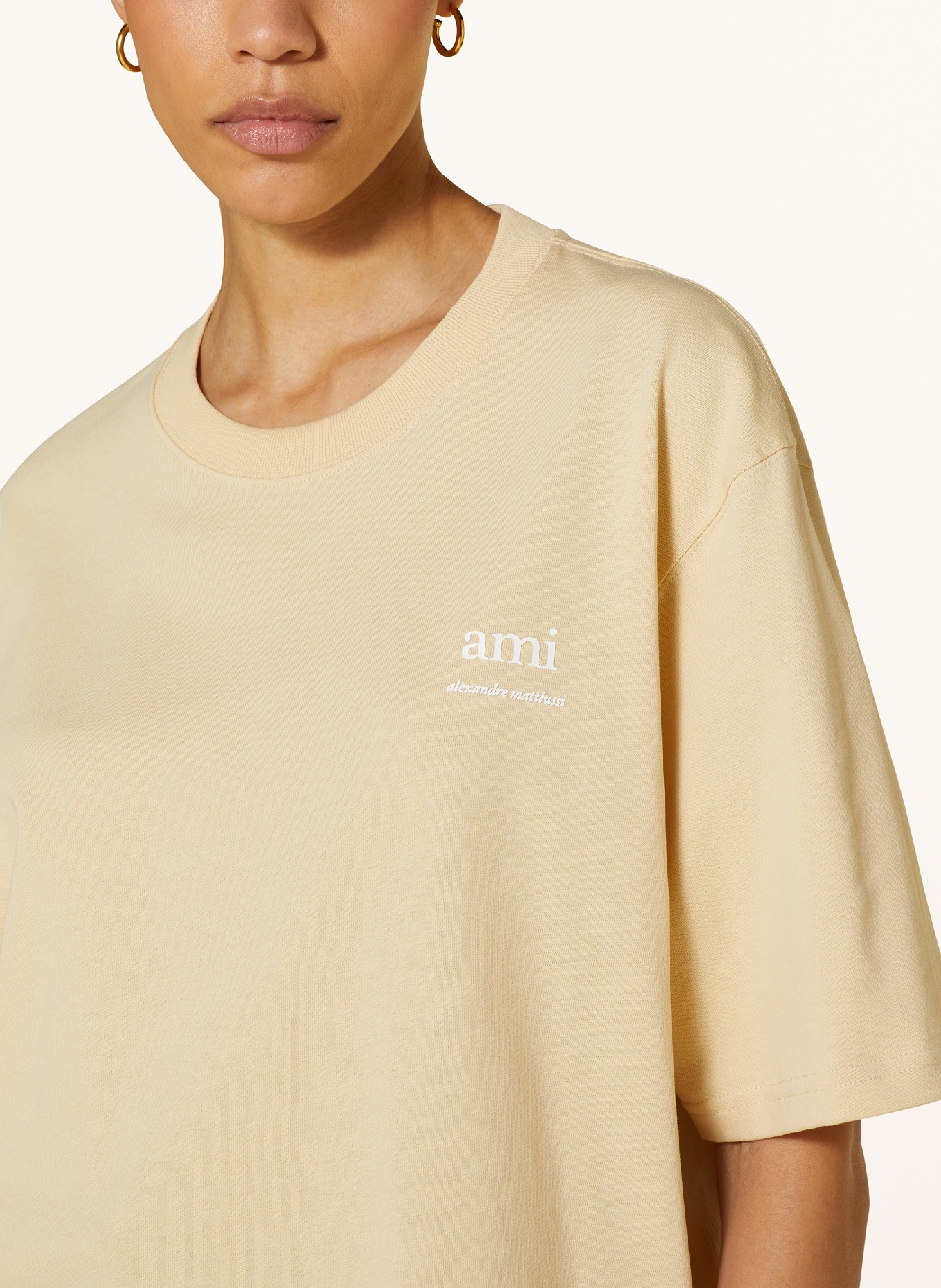 AMI PARIS T-shirt, Color: YELLOW (Image 4)