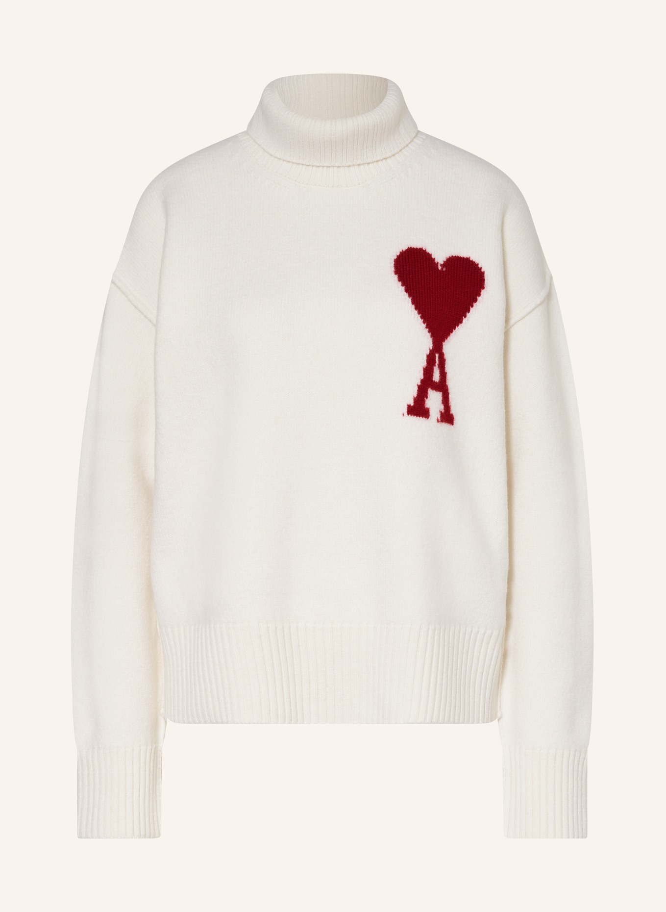 AMI PARIS Turtleneck sweater, Color: ECRU (Image 1)
