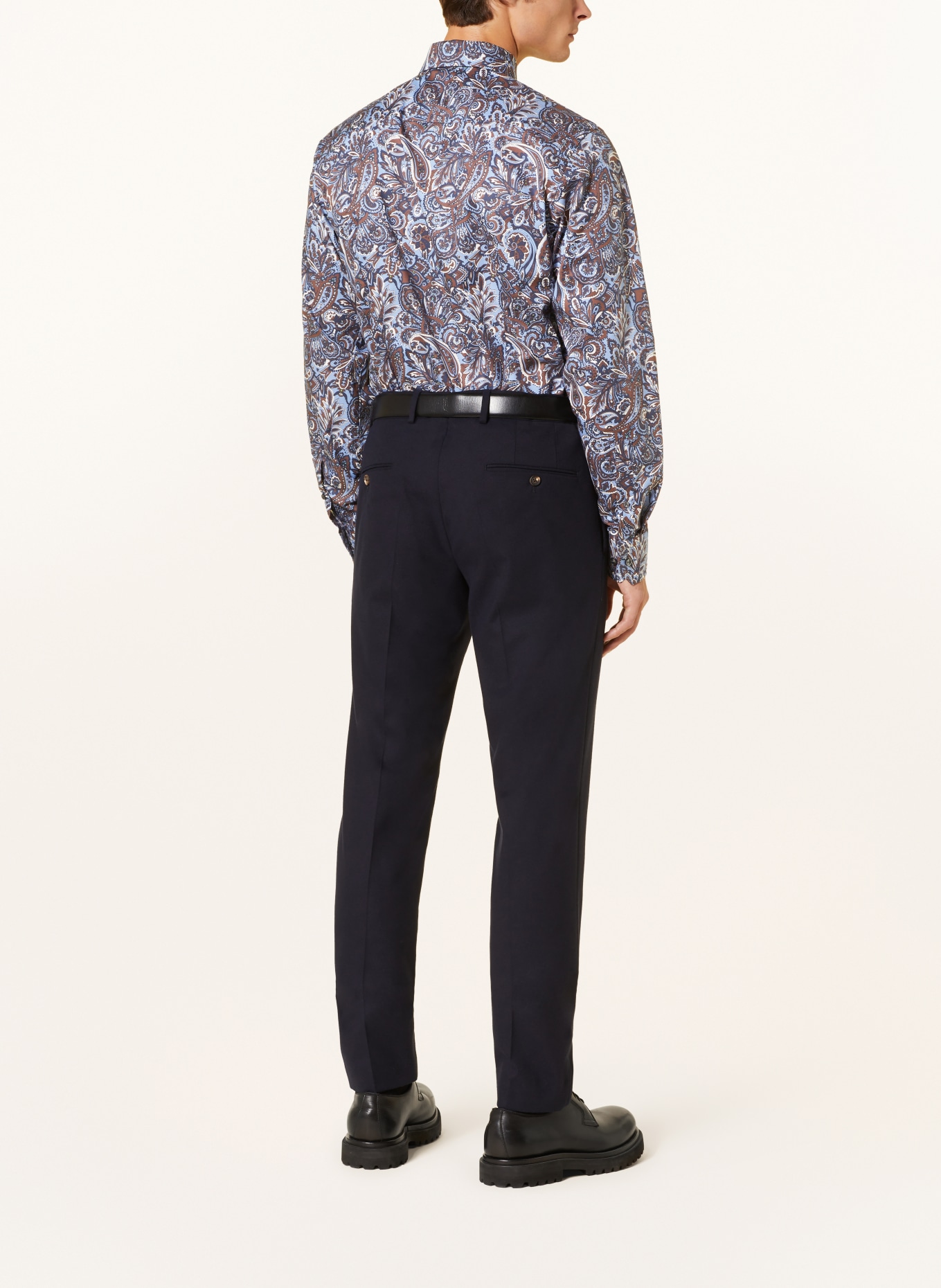 ETON Shirt contemporary fit, Color: BLUE/ BROWN/ CREAM (Image 3)