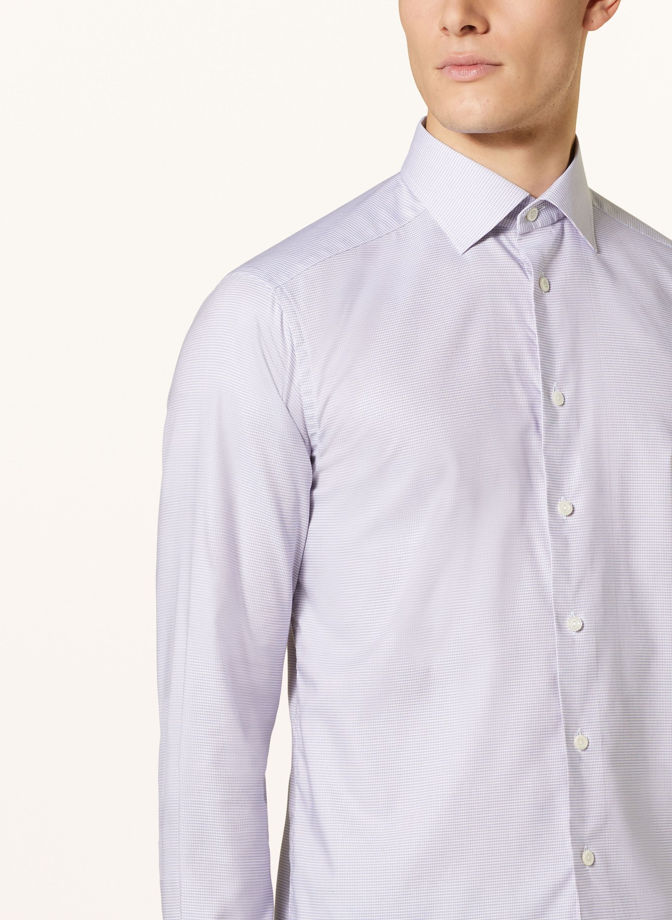ETON Shirt slim fit, Color: PINK/ BLUE (Image 4)