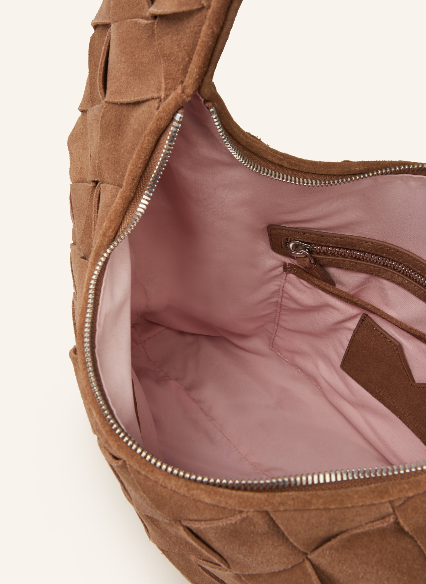 LES VISIONNAIRES Hobo bag JADE, Color: BROWN (Image 3)