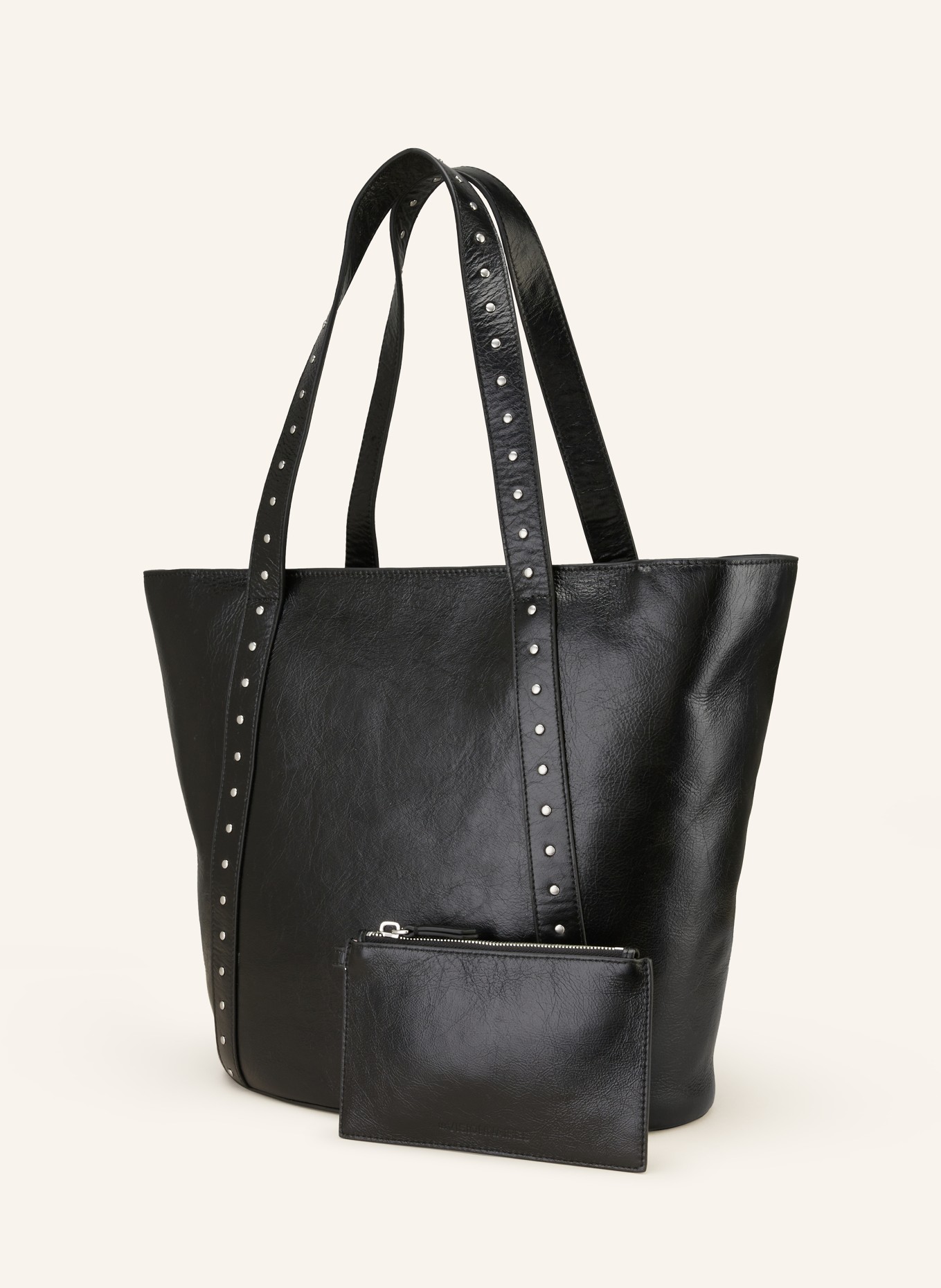 LES VISIONNAIRES Shopper MARINE with pouch, Color: 1001 BLACK (Image 2)