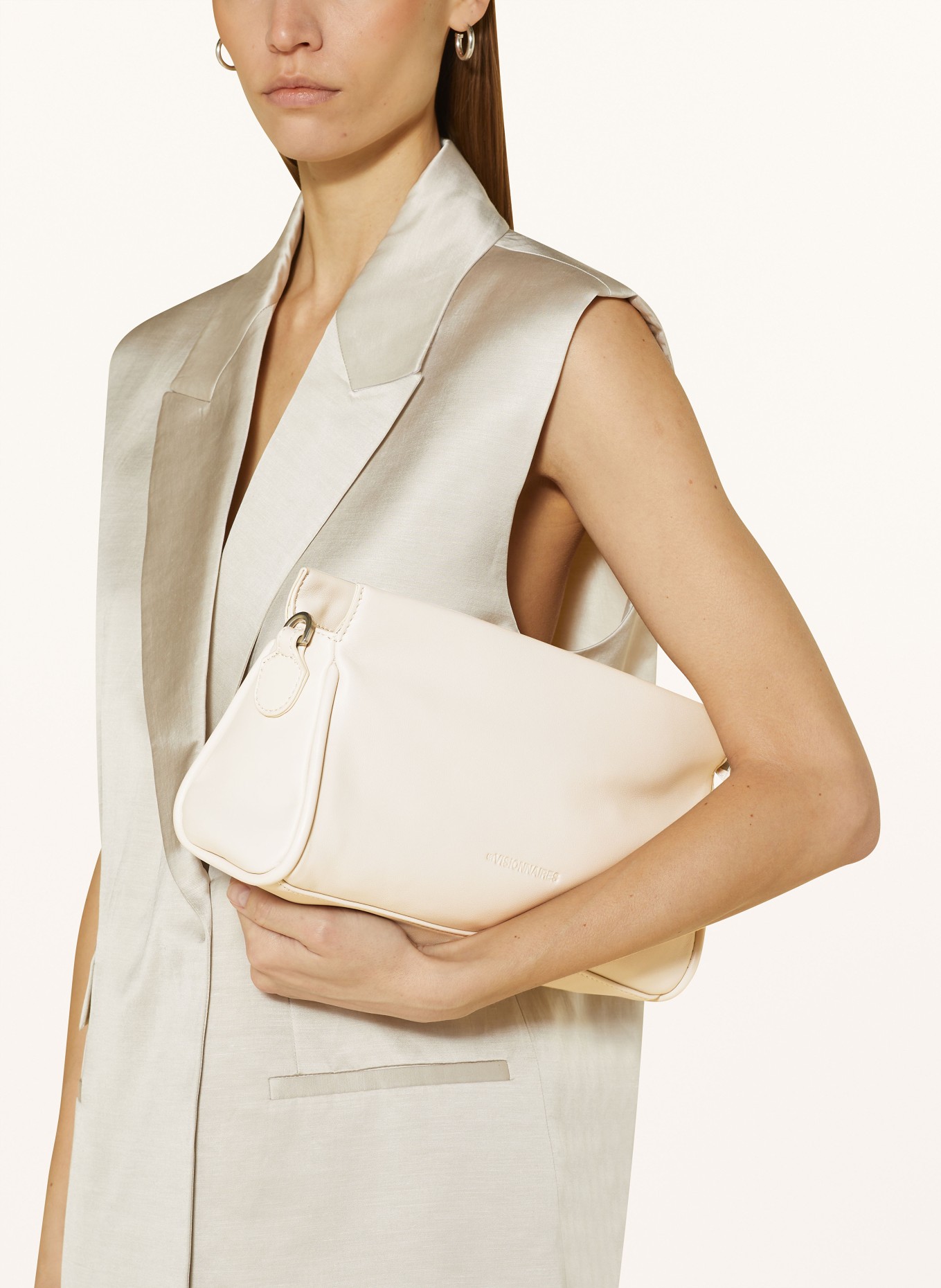LES VISIONNAIRES Umhängetasche GABRIELLE, Farbe: ECRU (Bild 4)