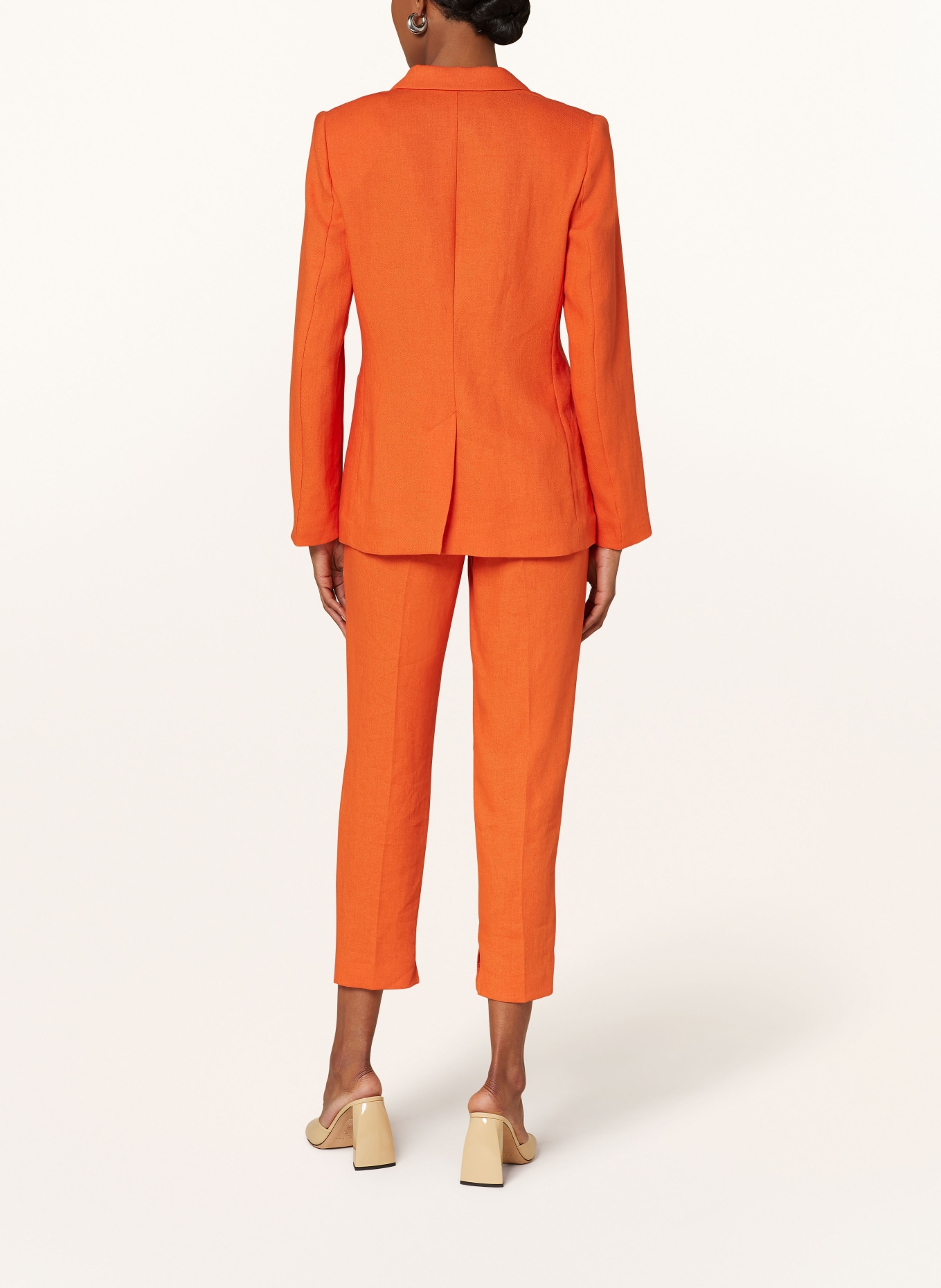 LUISA CERANO Blazer with linen, Color: ORANGE (Image 3)