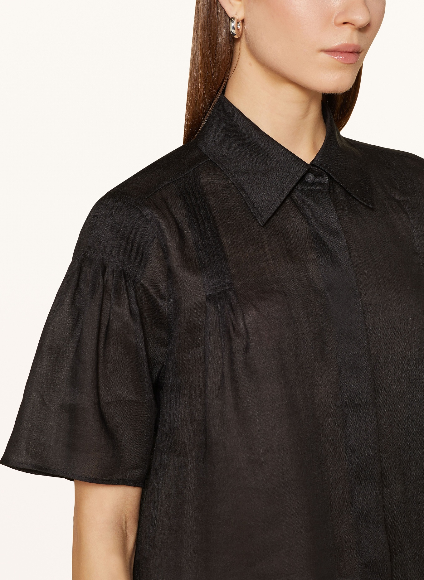 LUISA CERANO Shirt blouse, Color: BLACK (Image 4)