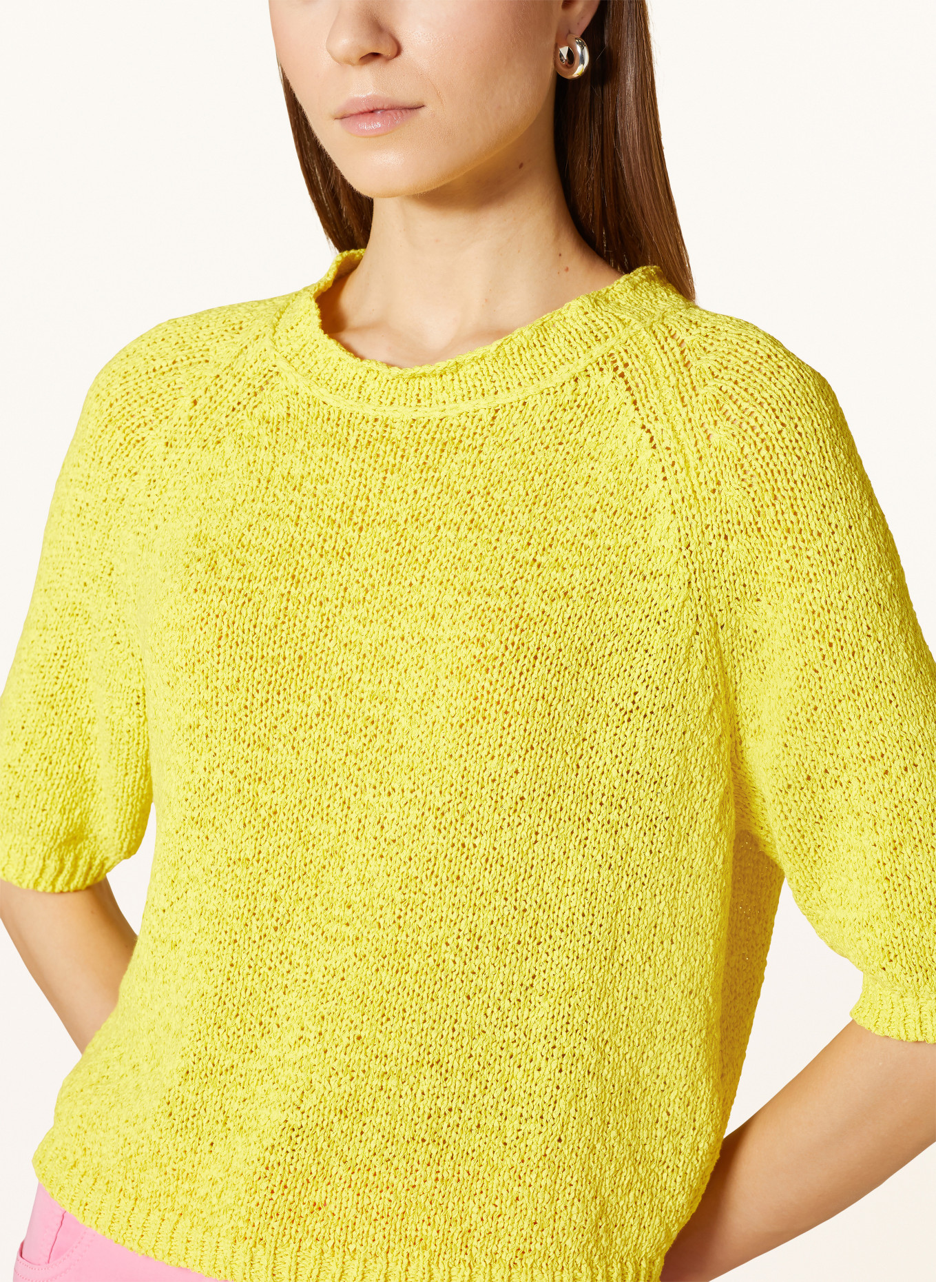 LUISA CERANO Knit shirt, Color: YELLOW (Image 4)