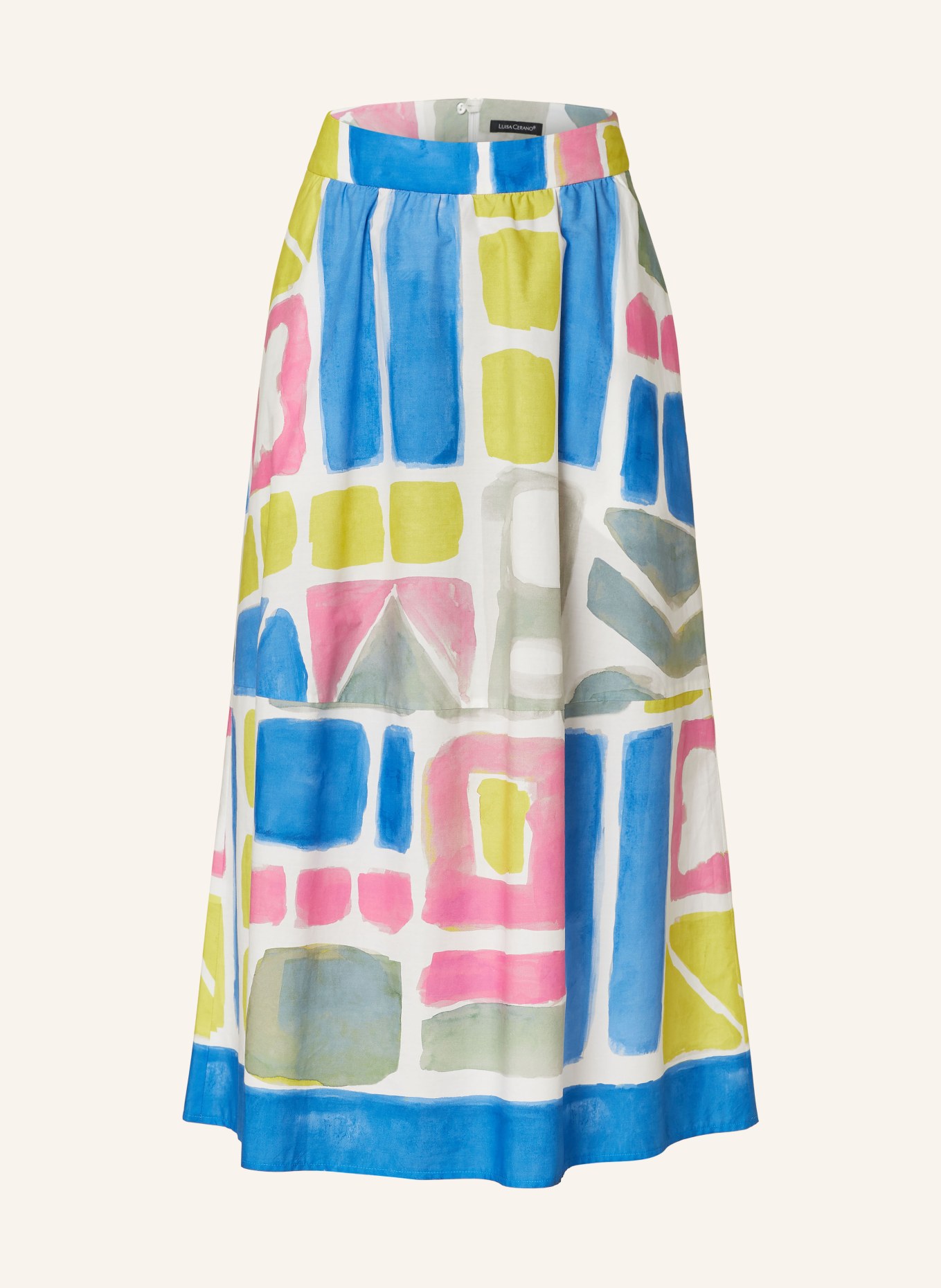LUISA CERANO Skirt, Color: WHITE/ PINK/ BLUE (Image 1)