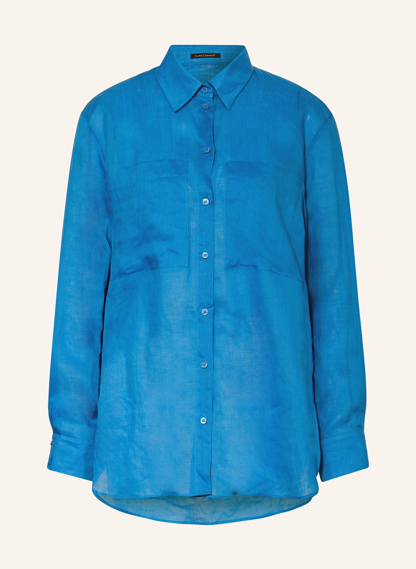LUISA CERANO Shirt blouse, Color: BLUE (Image 1)