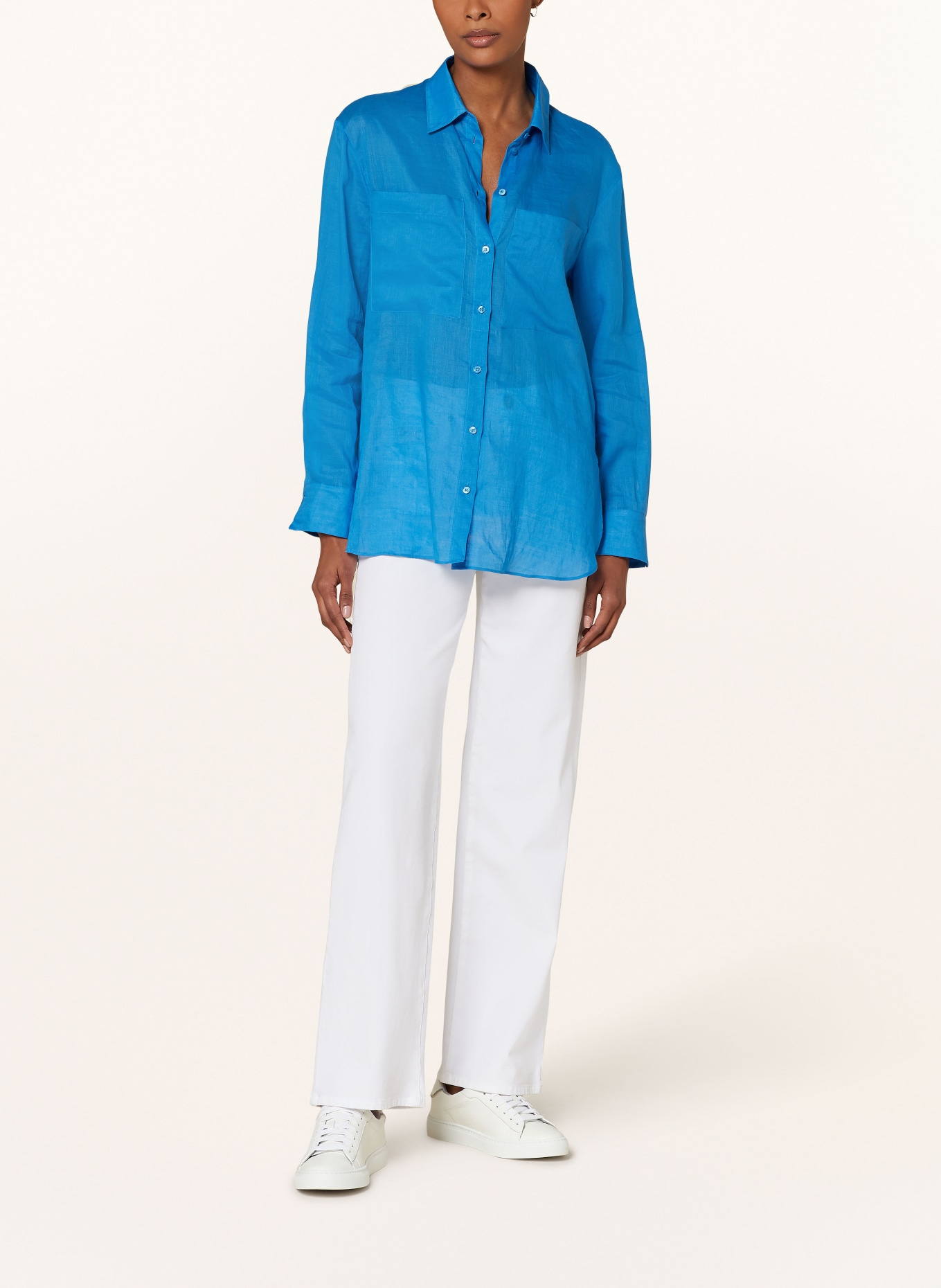 LUISA CERANO Shirt blouse, Color: BLUE (Image 2)