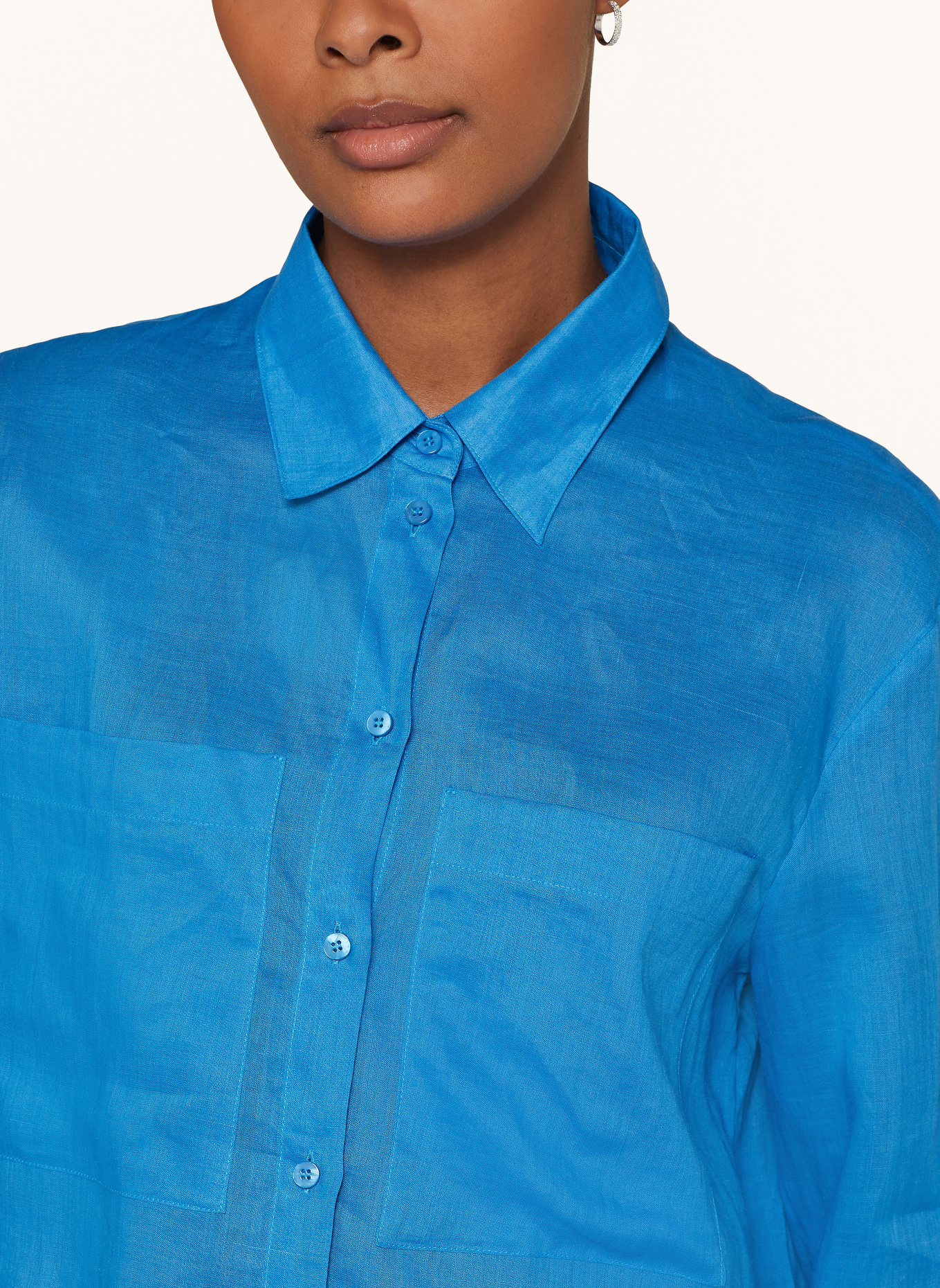 LUISA CERANO Shirt blouse, Color: BLUE (Image 4)